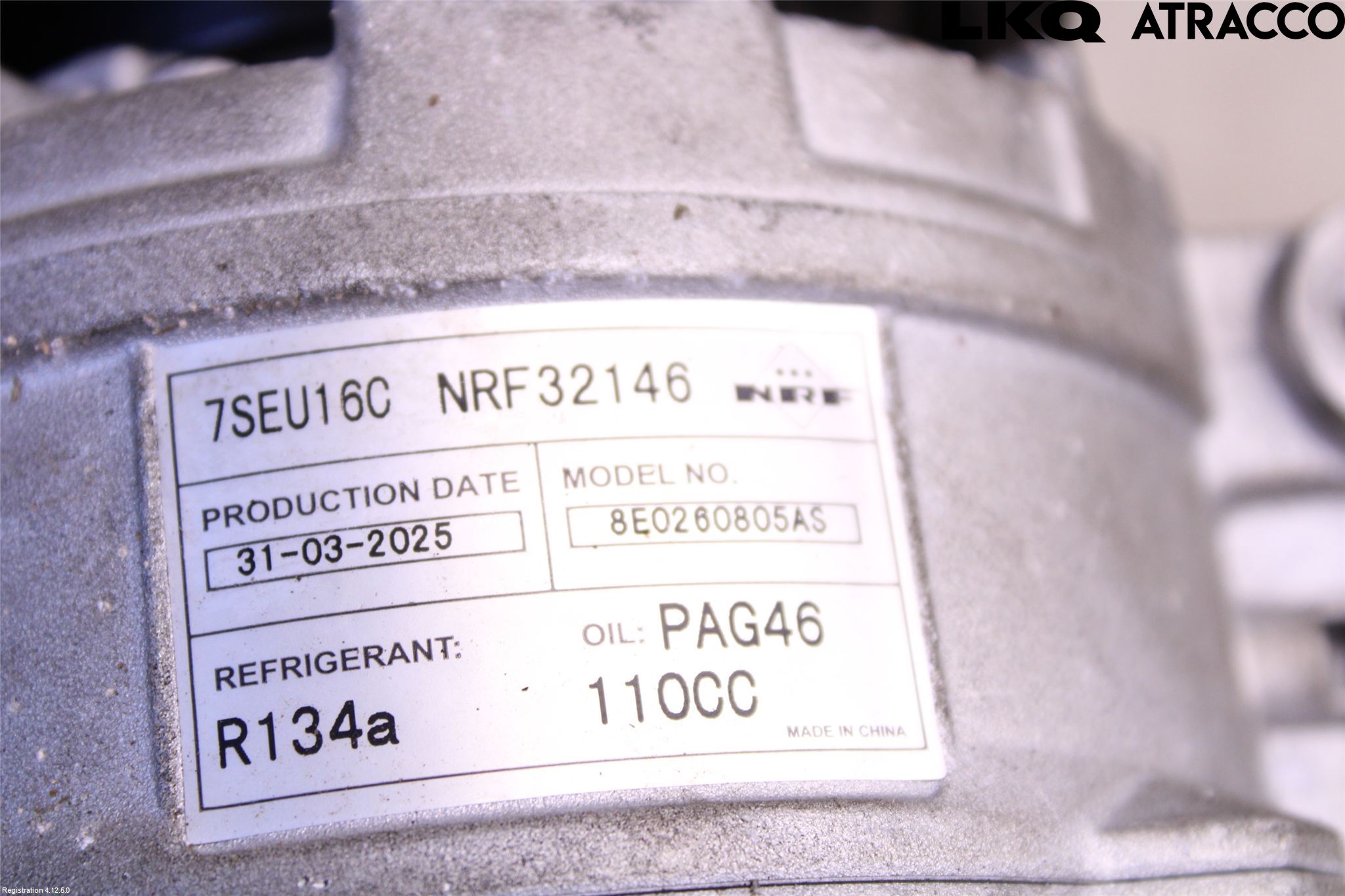 Volkswagen VW PASSAT 15-19 Ac Kompressor