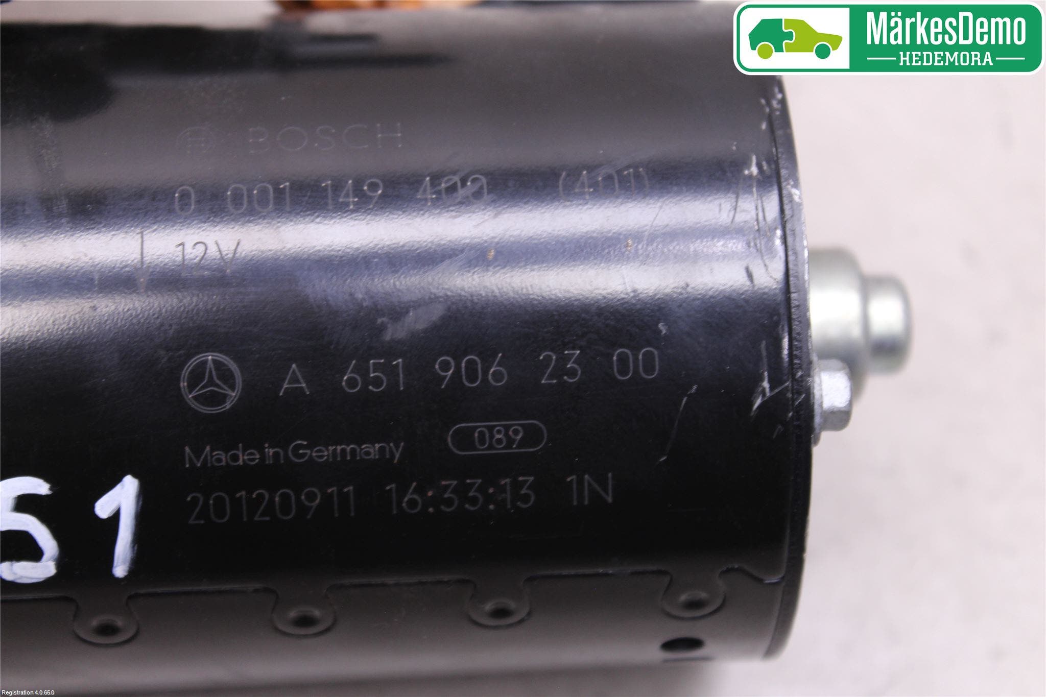 Mercedes-Benz MB C-KLASS (W204) 07-15 Startmotor Diesel