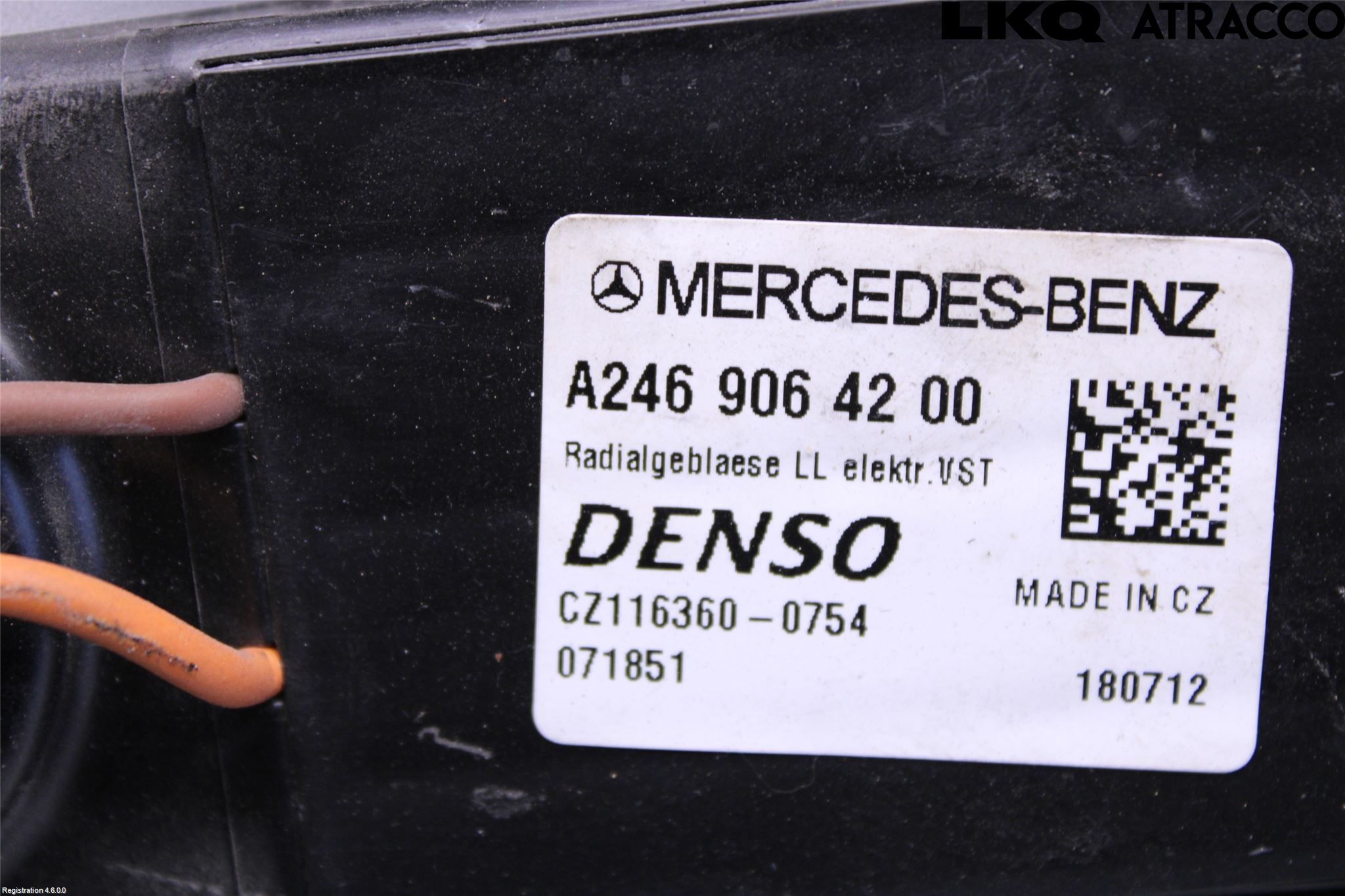 Mercedes-Benz MB B-KLASS (W246/W242) 12-19 Ac Värmefläkt