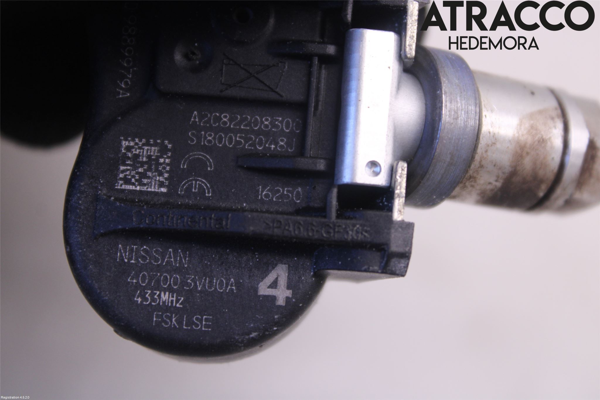 Nissan QASHQAI 14-17 Givare Däcktryck