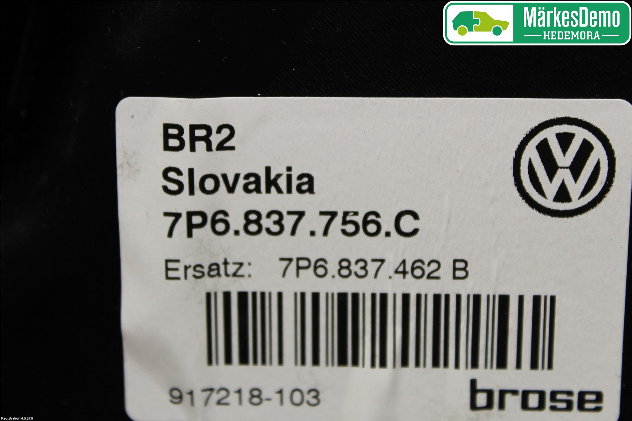 Volkswagen VW TOUAREG 7P 11-18 Fönsterhiss El Kompl