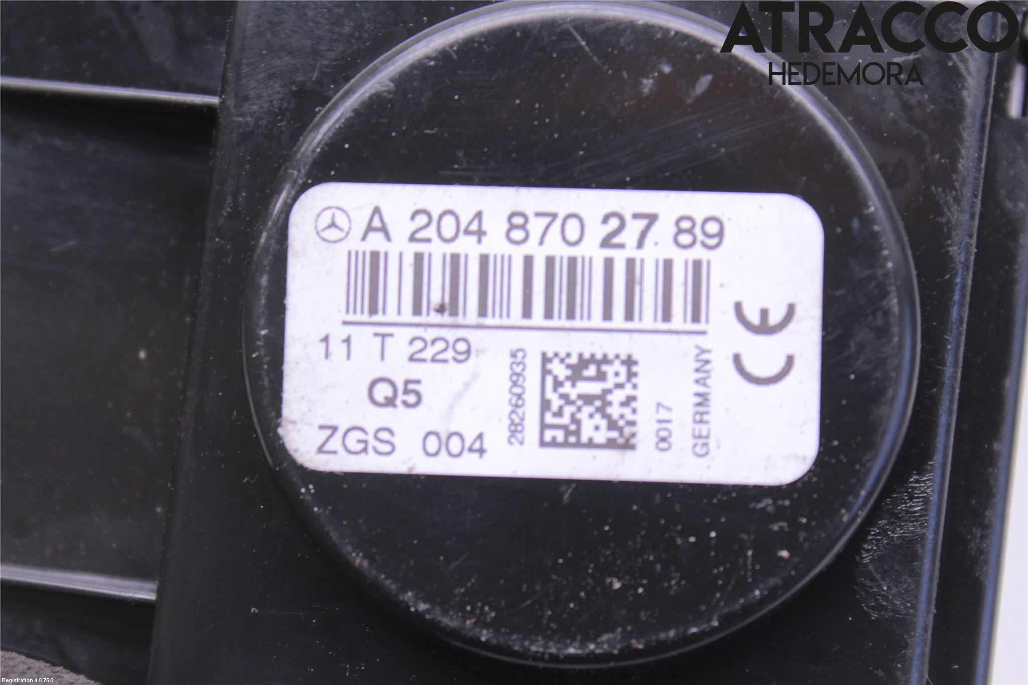 Mercedes-Benz MB C-KLASS (W204) 07-15 Styrenhet Baklucka