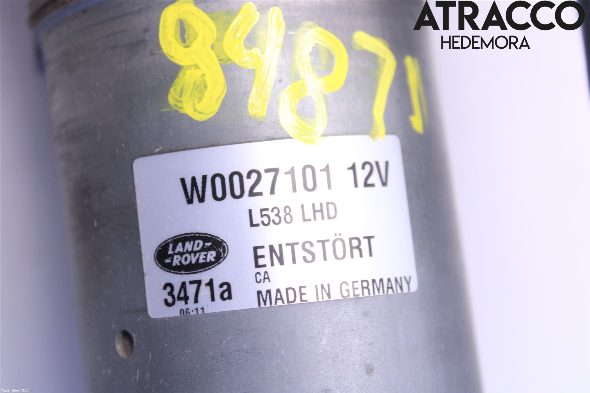 Landrover LAND ROVER RANGE ROVER EVOQUE (L538) 11-18 Torkarmotor Vindruta
