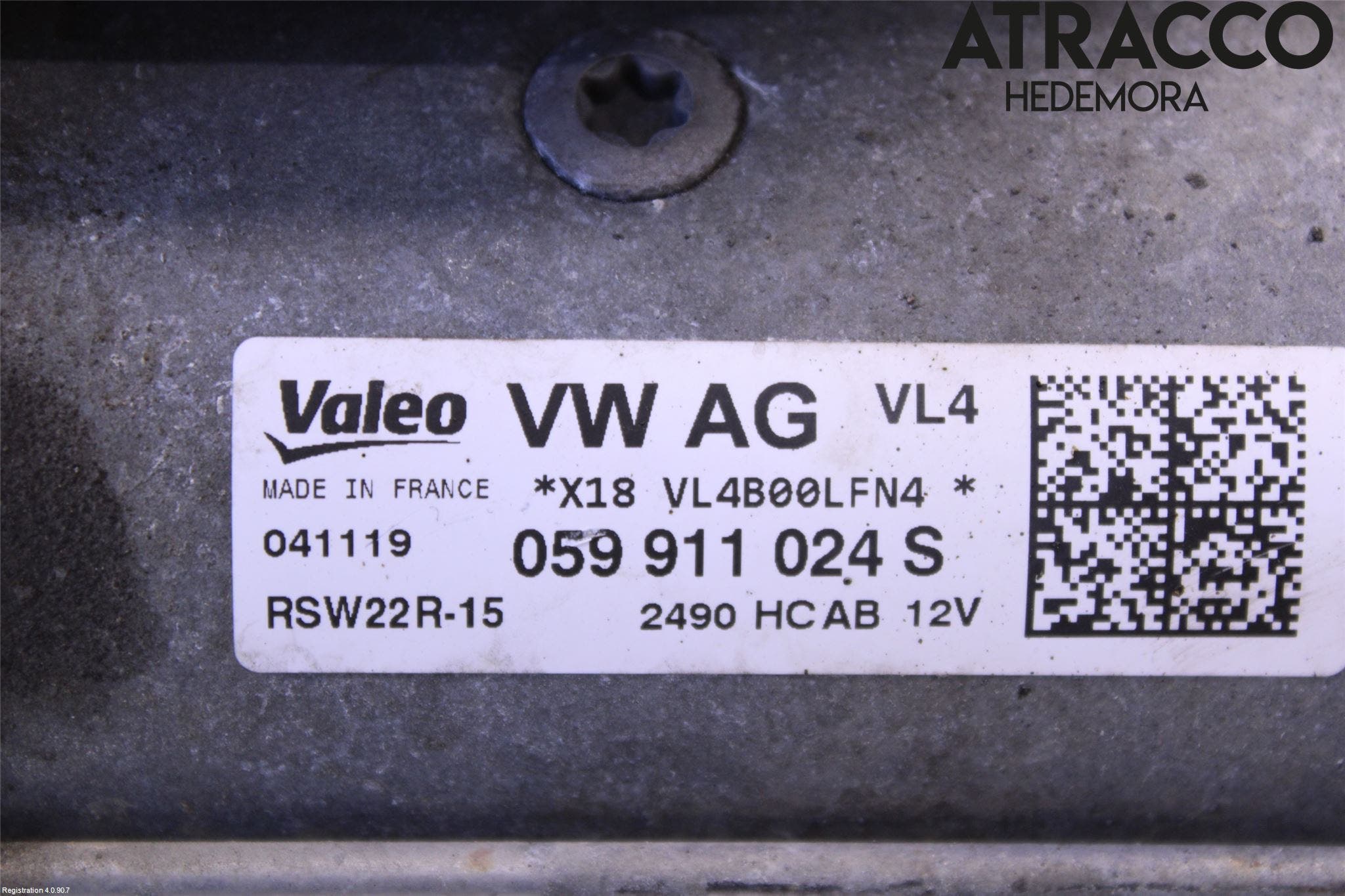 Volkswagen VW AMAROK 2H 10-22 Startmotor Diesel