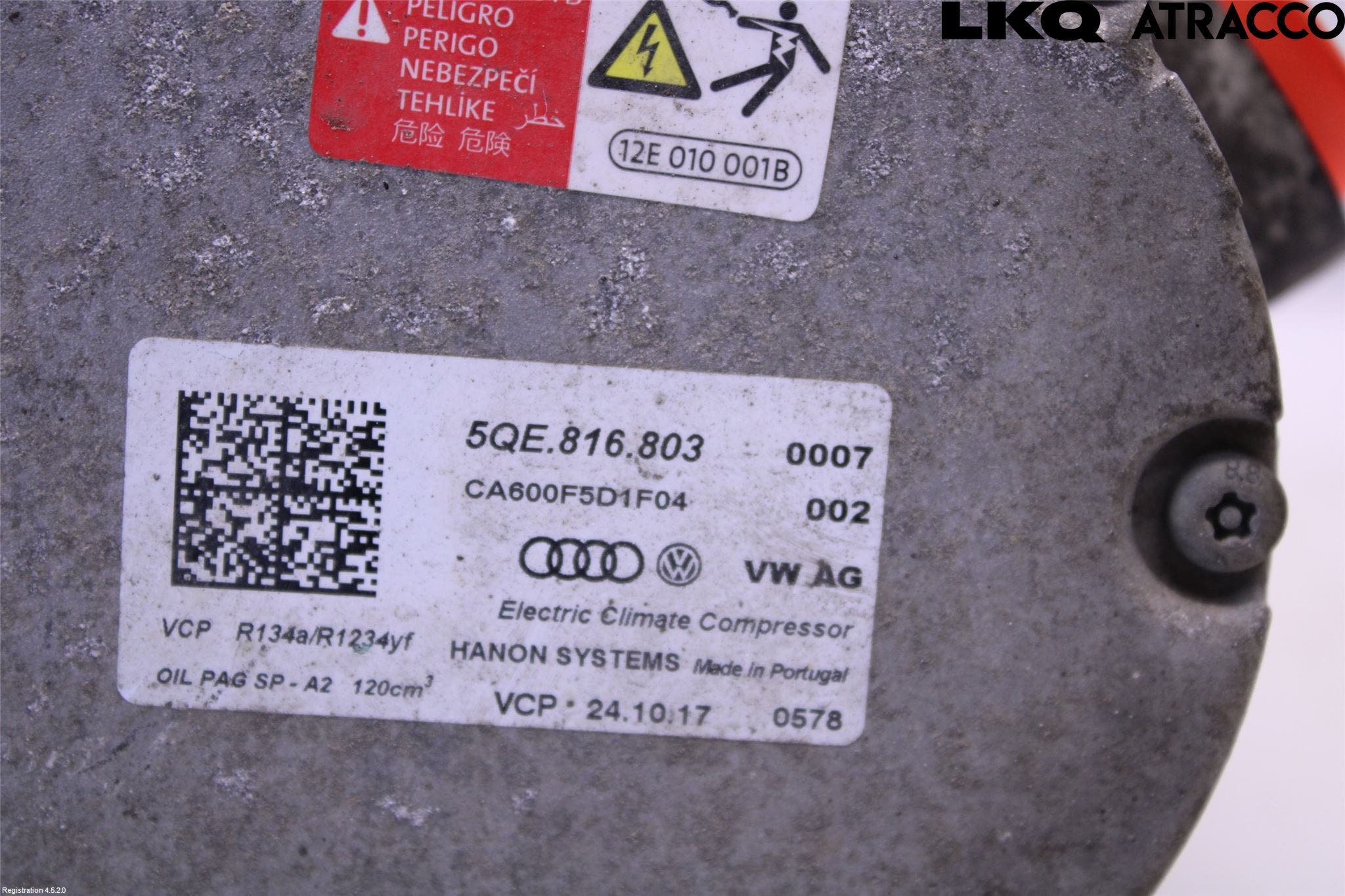 Volkswagen VW PASSAT 15-19 Ac Kompressor