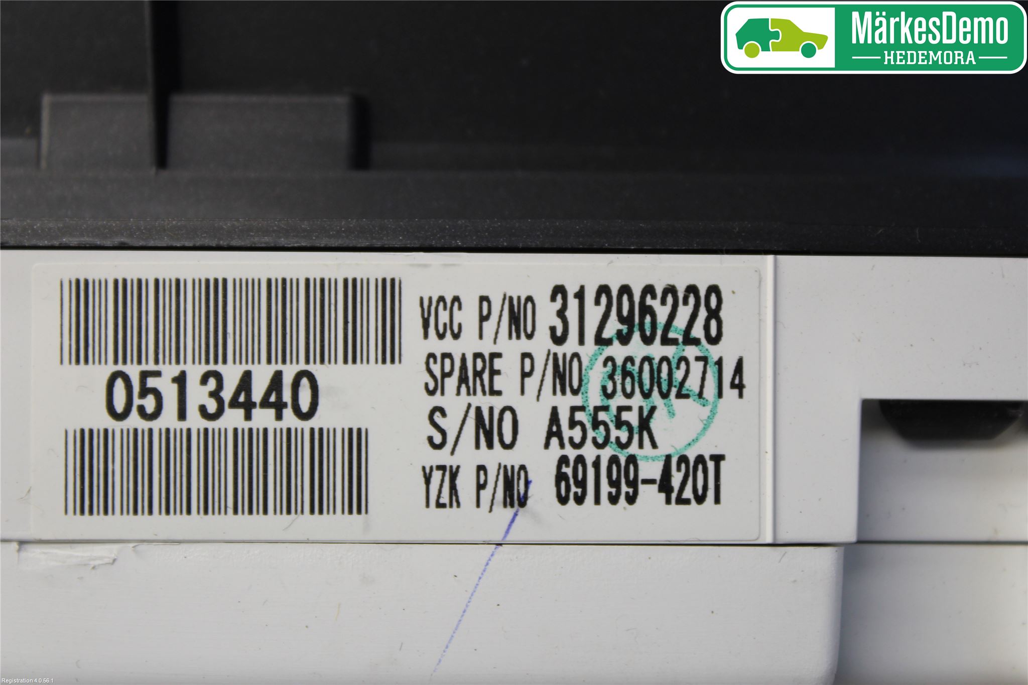 Volvo C30 10-13 Instrument Komb