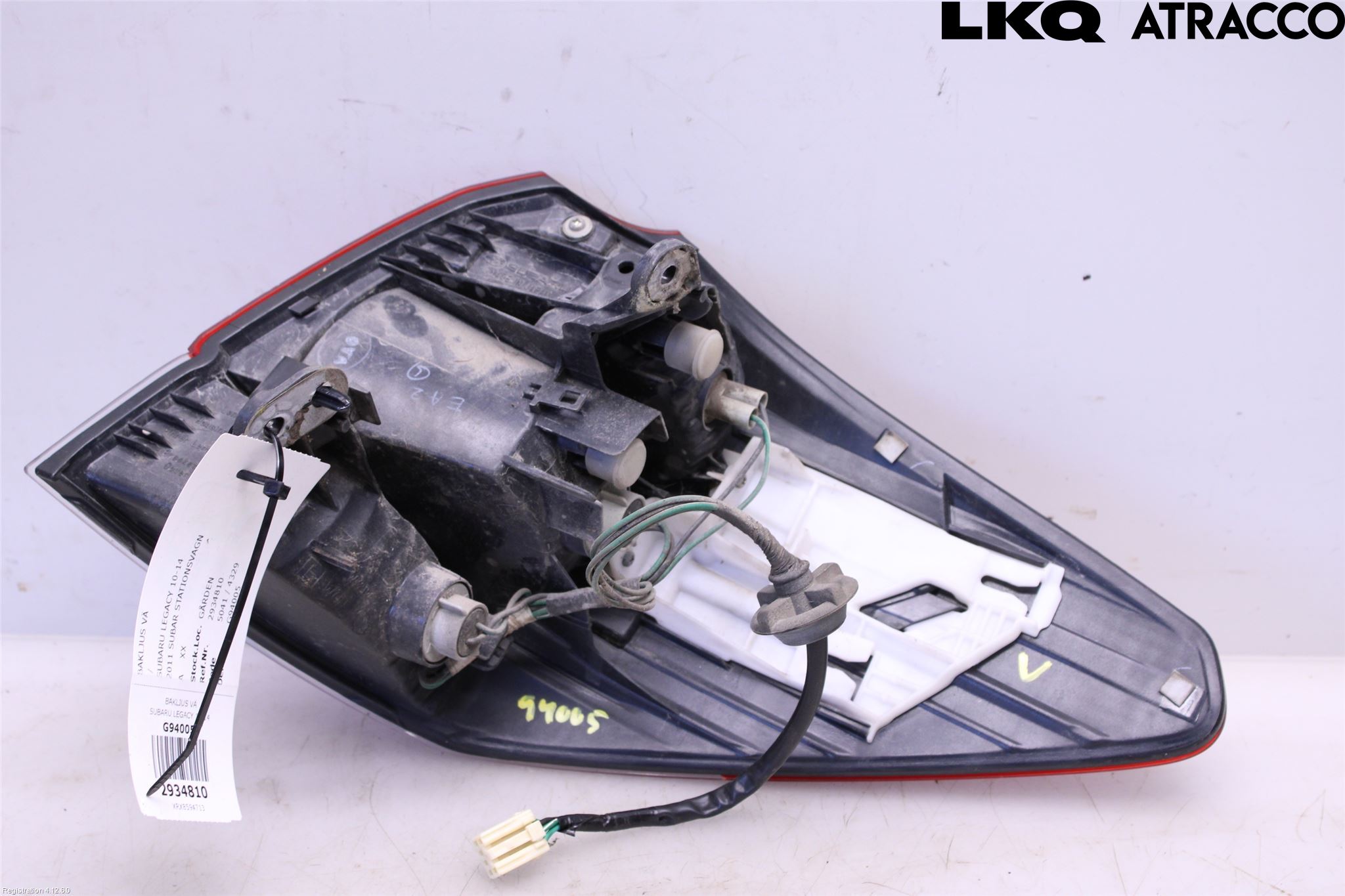 Subaru LEGACY 10-14 Bakljus Vänster