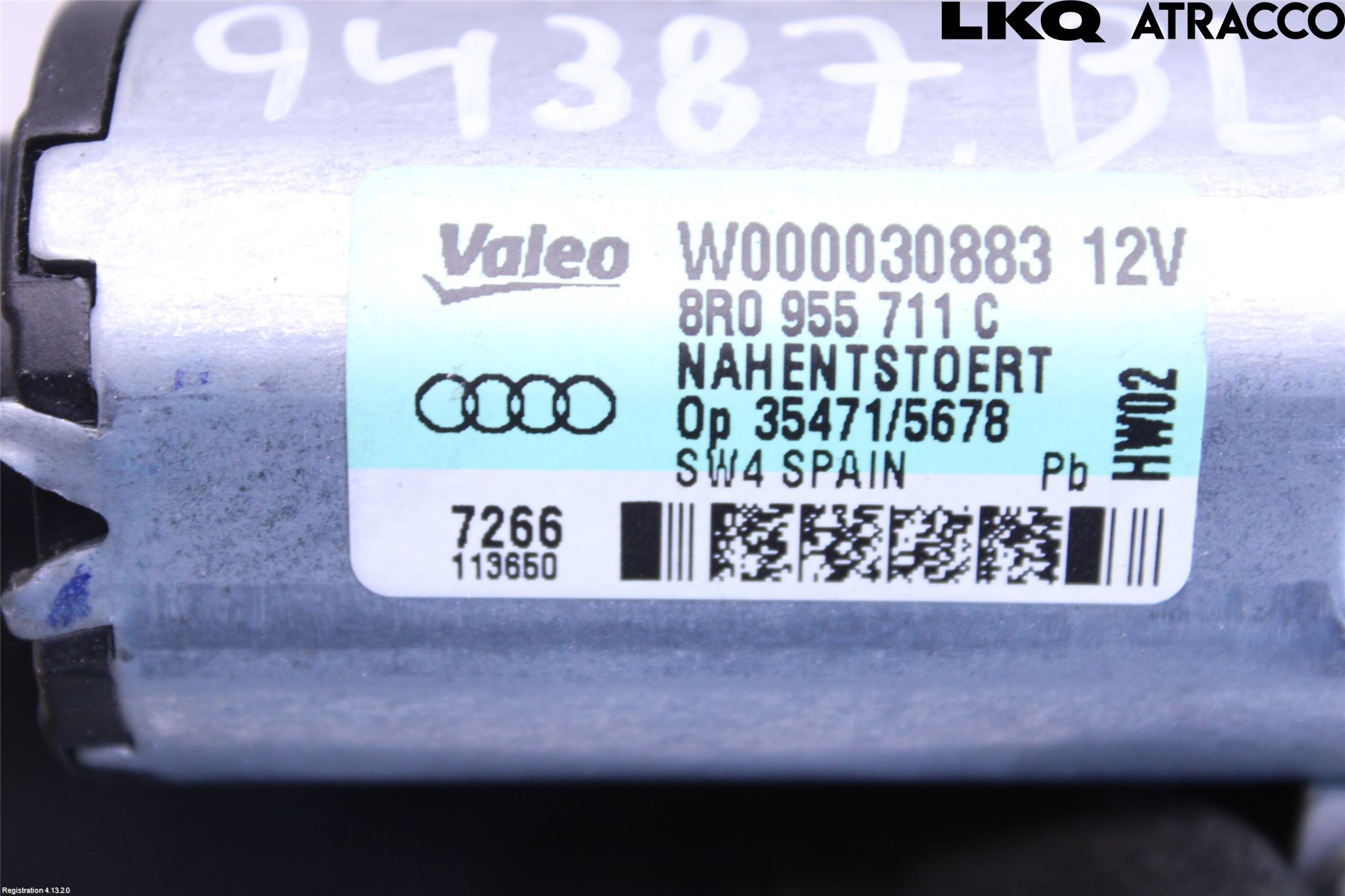 Audi Q5 09-16 Torkarmotor Baklucka
