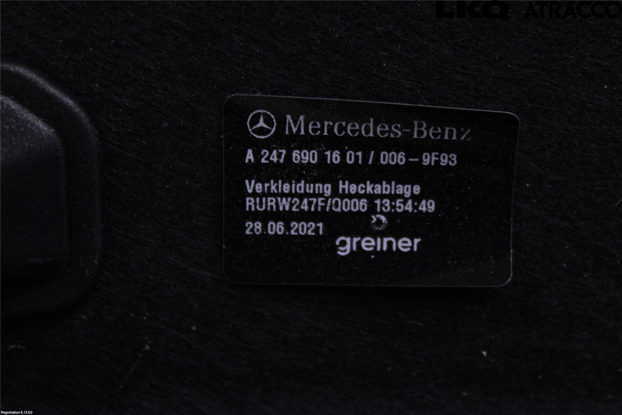 Mercedes-Benz MB B-KLASS (W247) 19- Hatthylla