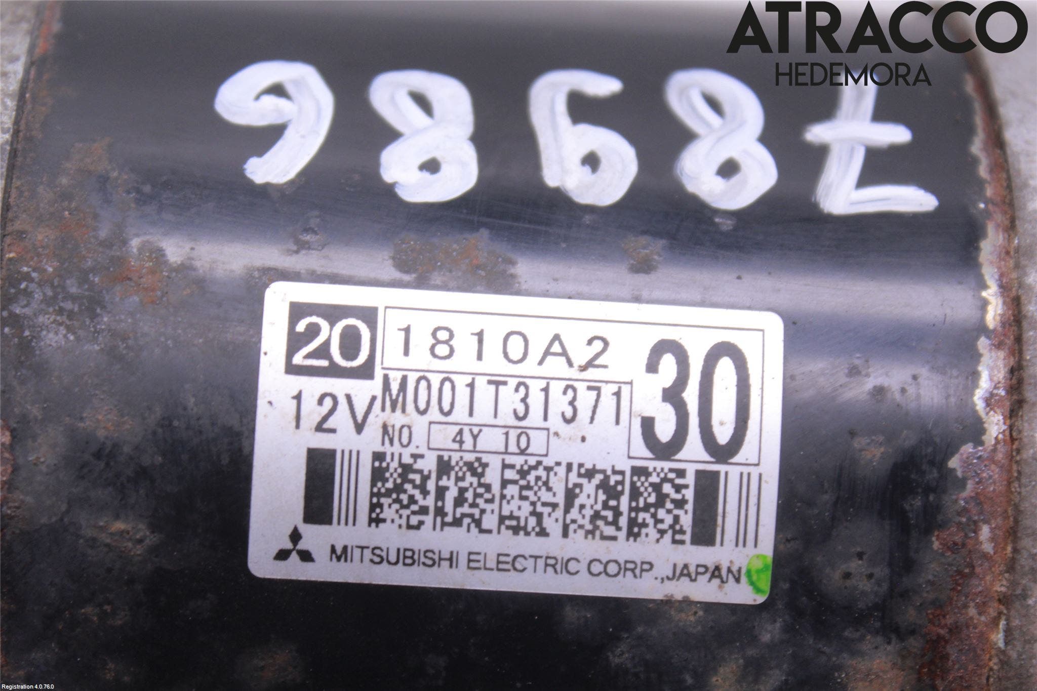 Mitsubishi ASX 10-22 Startmotor Diesel