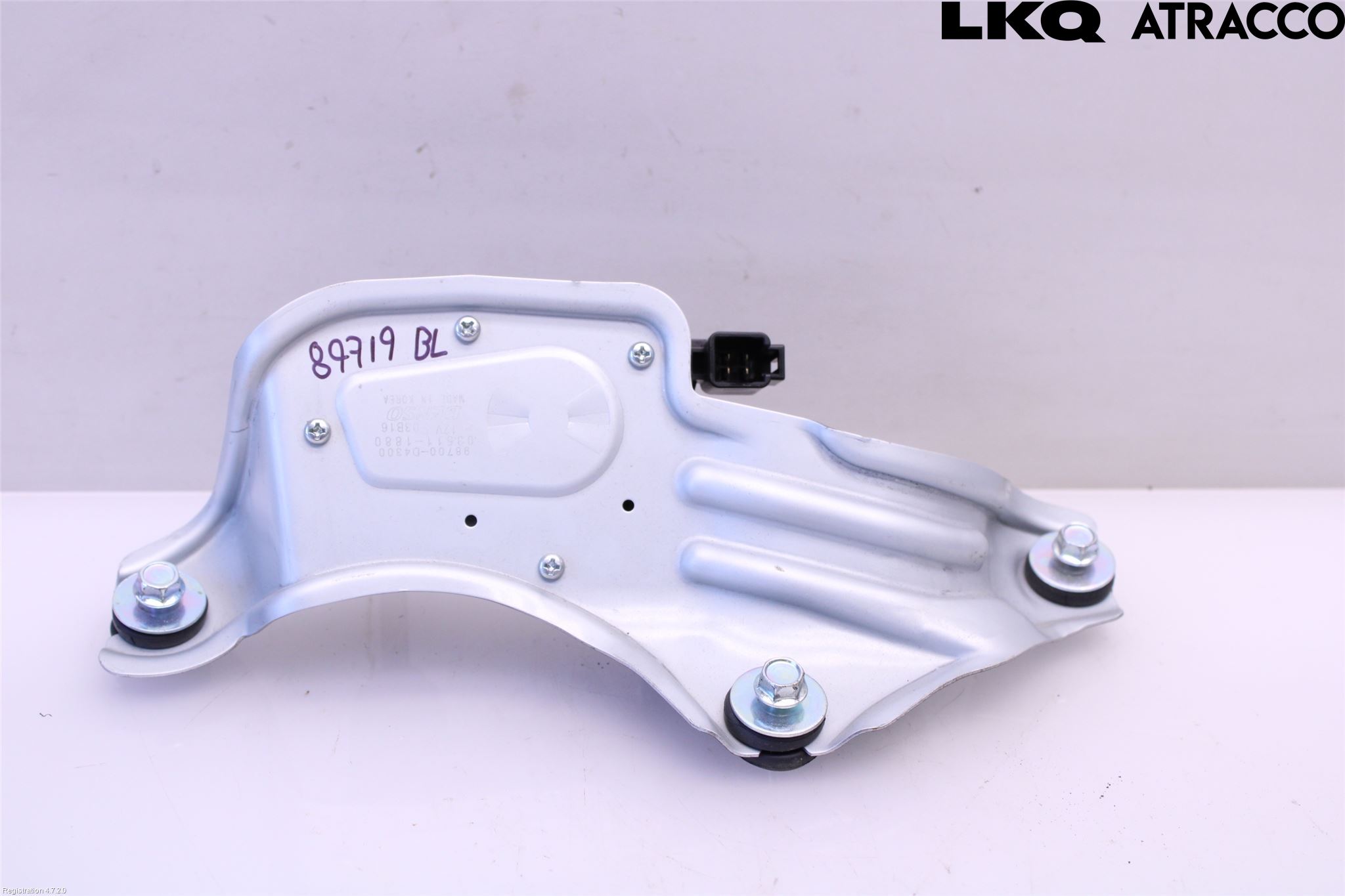 Kia OPTIMA 16-20 Torkarmotor Baklucka