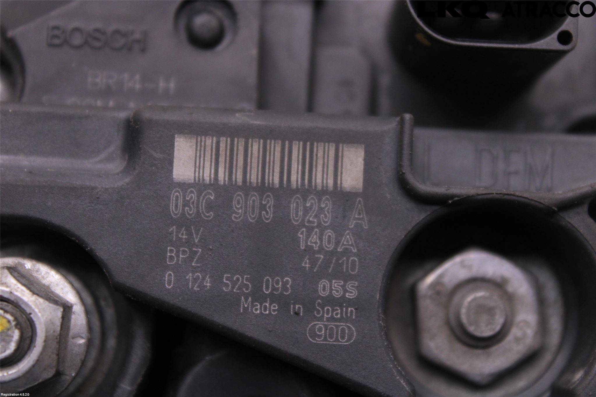 Volkswagen VW GOLF VI 09-13 Generator