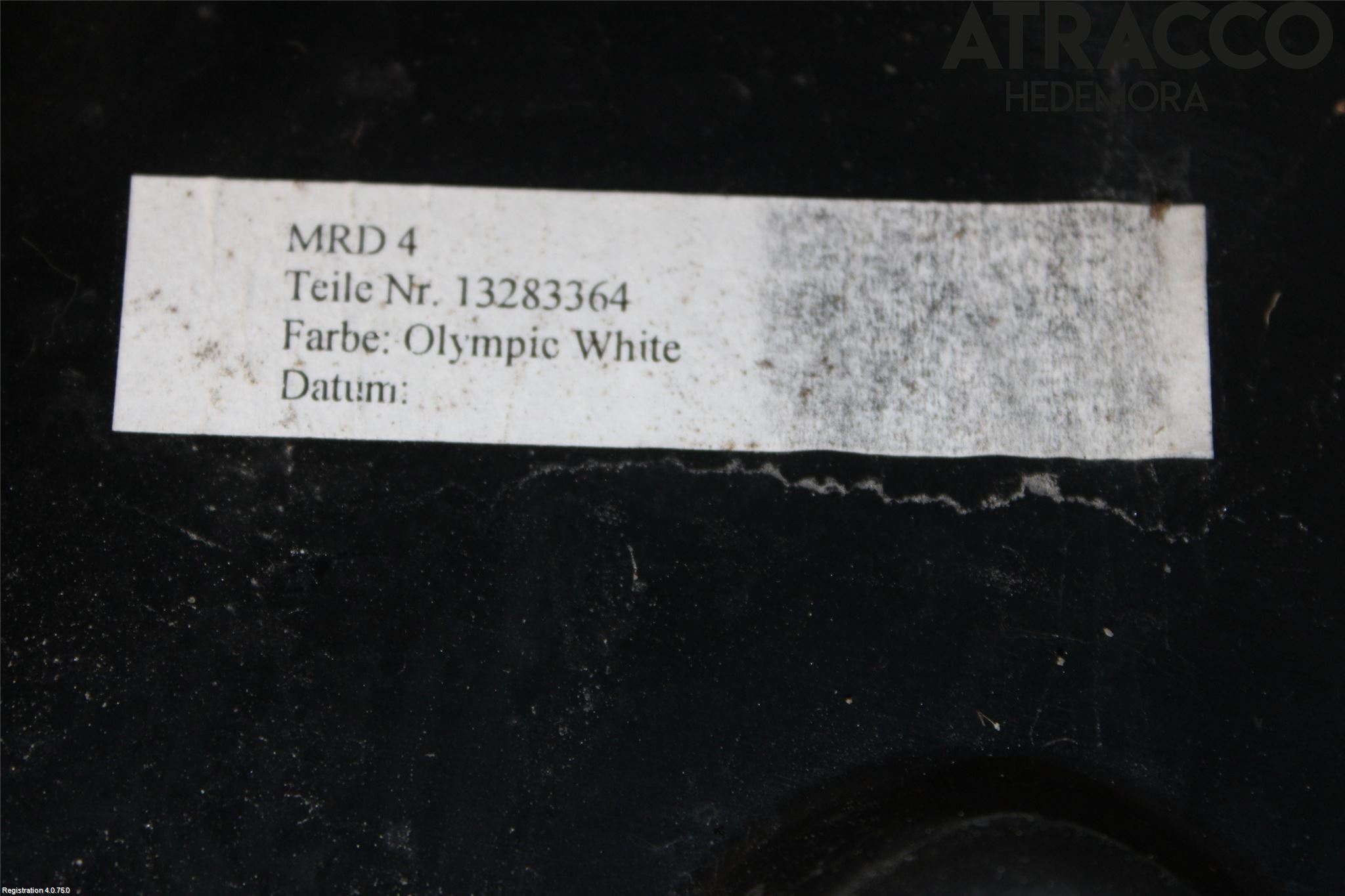 Opel INSIGNIA 09-16 Spoiler Baklucka