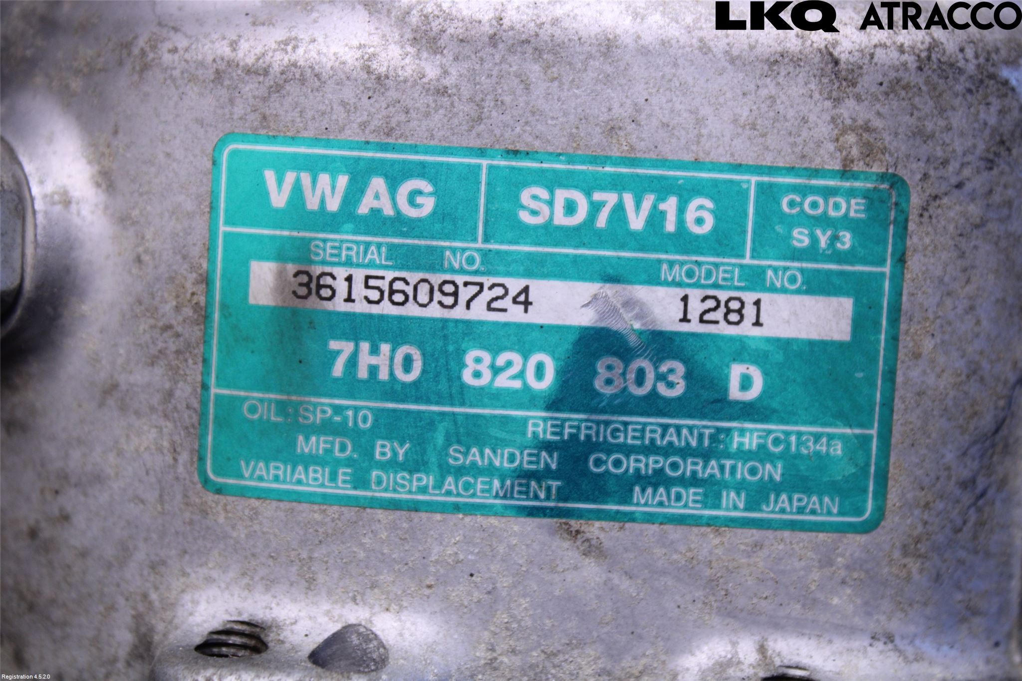 Volkswagen VW CADDY      04-10 Ac Kompressor