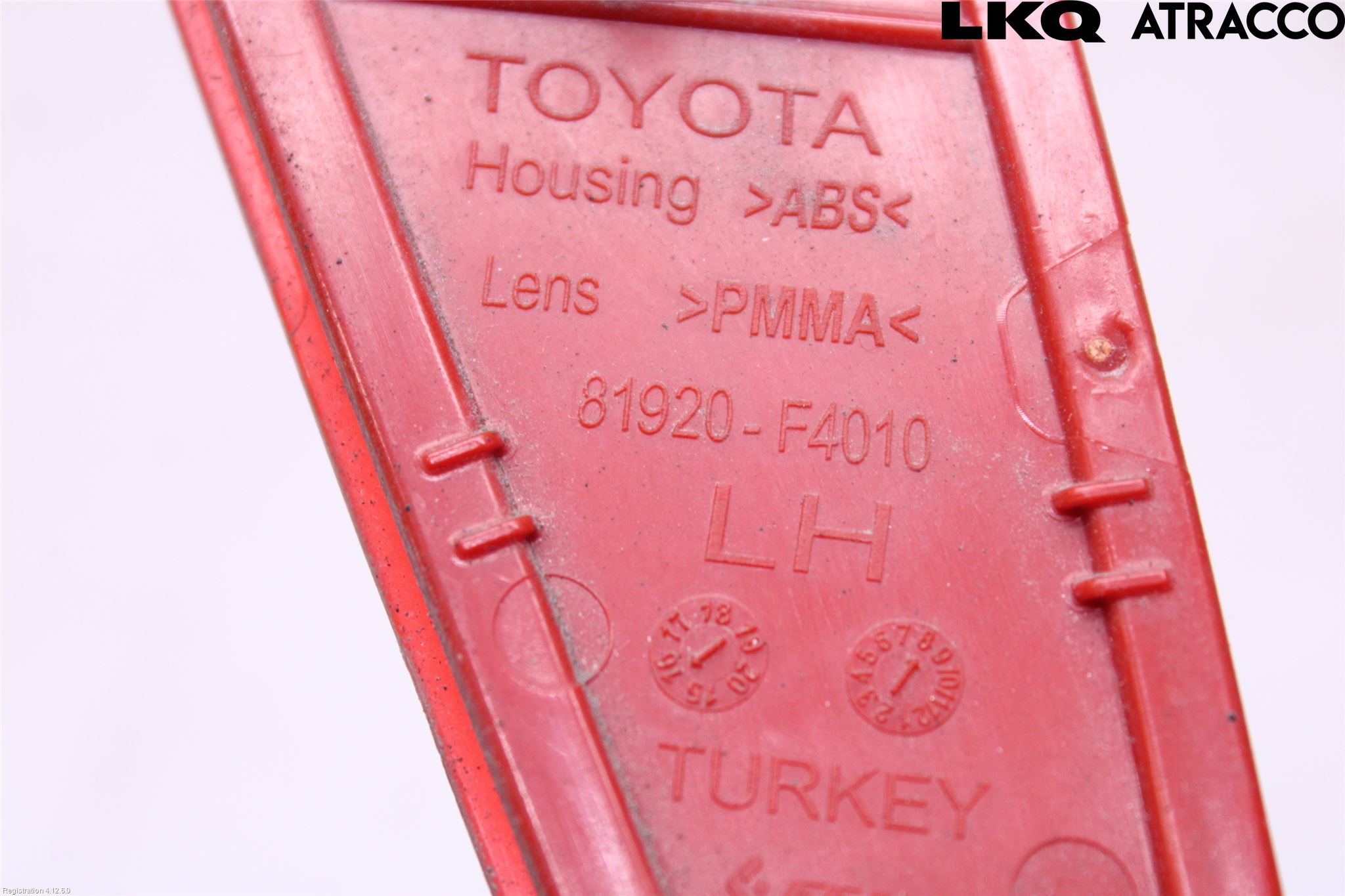 Toyota C-HR 16-23 Dimljus/Reflex Bak