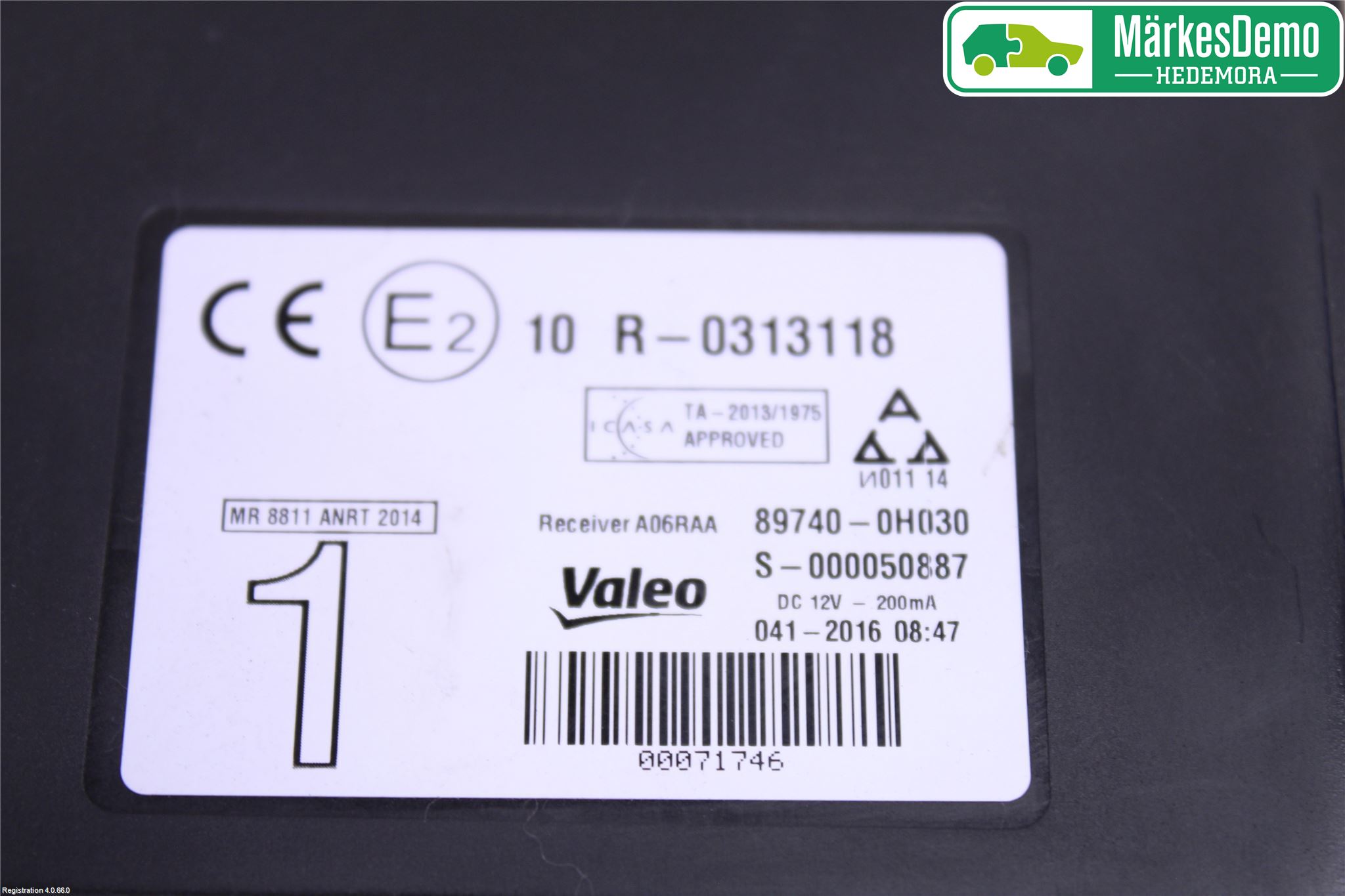 Toyota AYGO 15-21 Styrenhet Centrallås