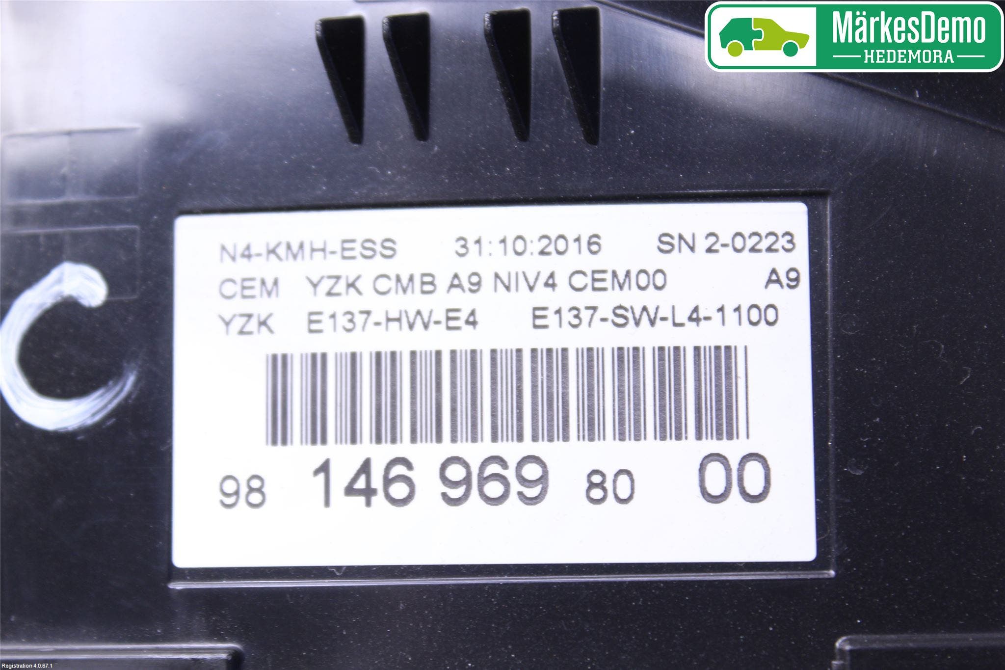 Peugeot 2008 13-20 Instrument Komb