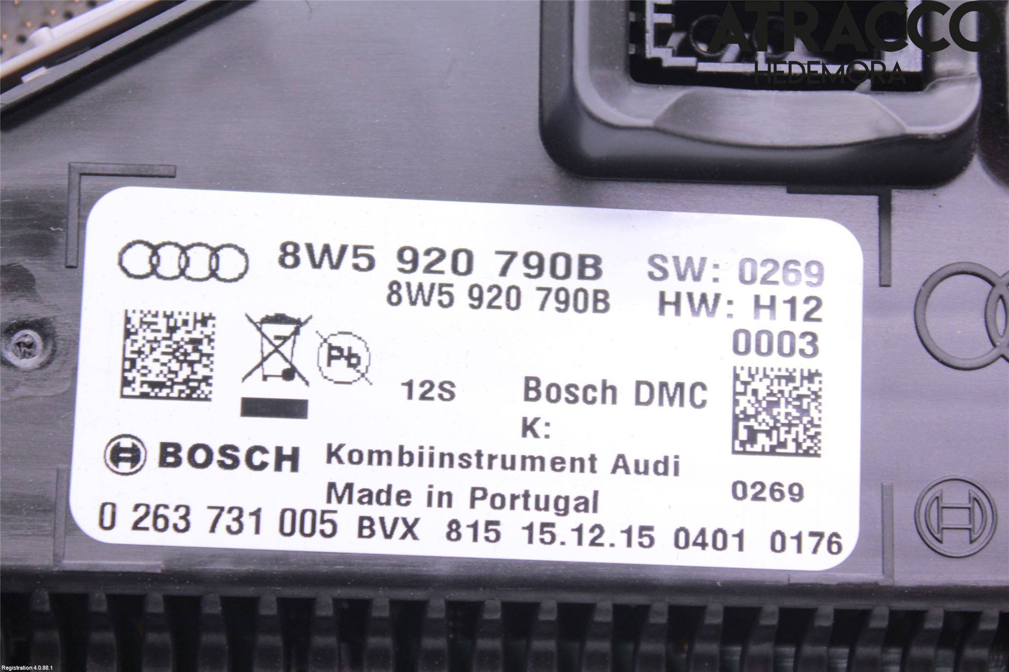 Audi A4/S4 B9 16-19 Instrument Komb