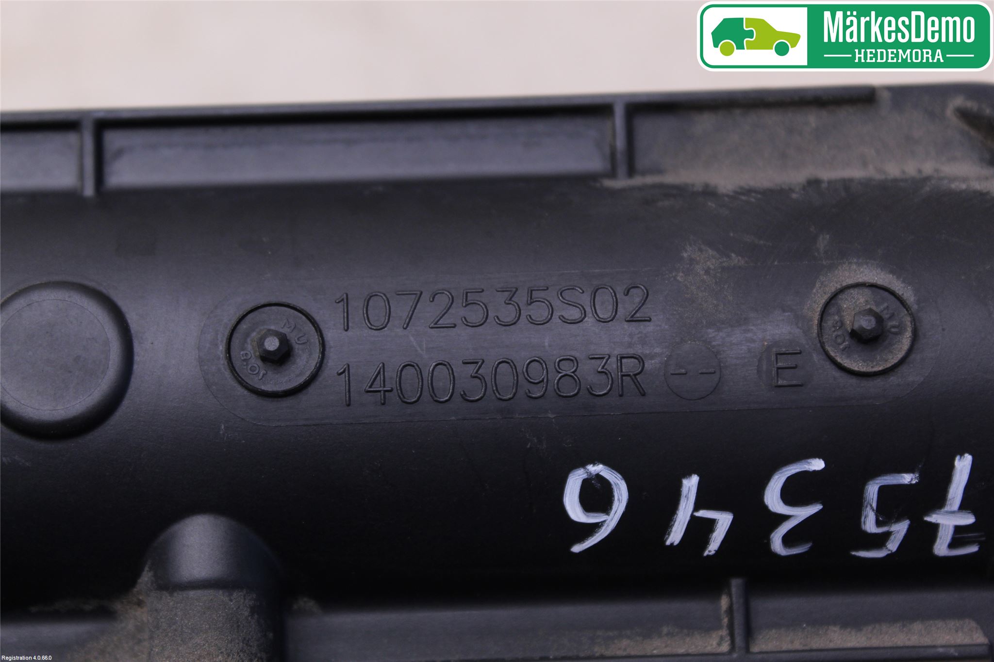 Dacia LODGY 12-18 Grenrör Insug