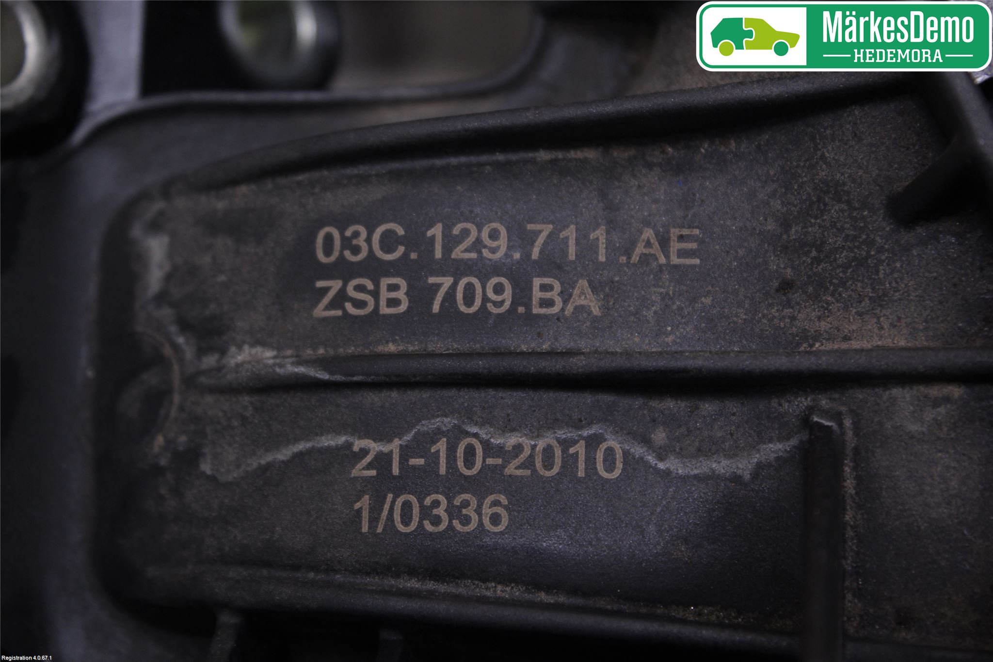 Volkswagen VW SCIROCCO 09-17 Grenrör Insug