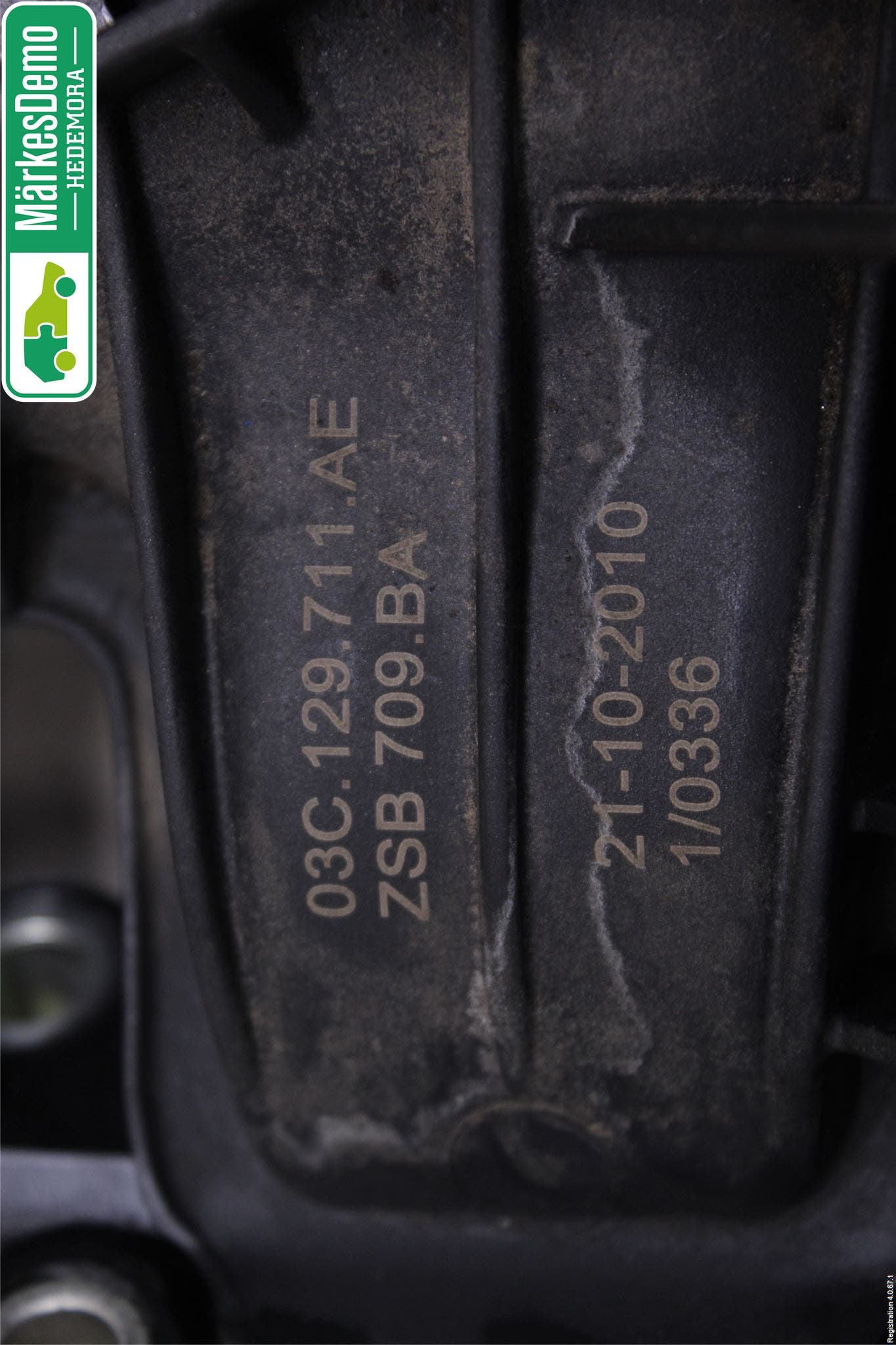 Volkswagen VW SCIROCCO 09-17 Grenrör Insug