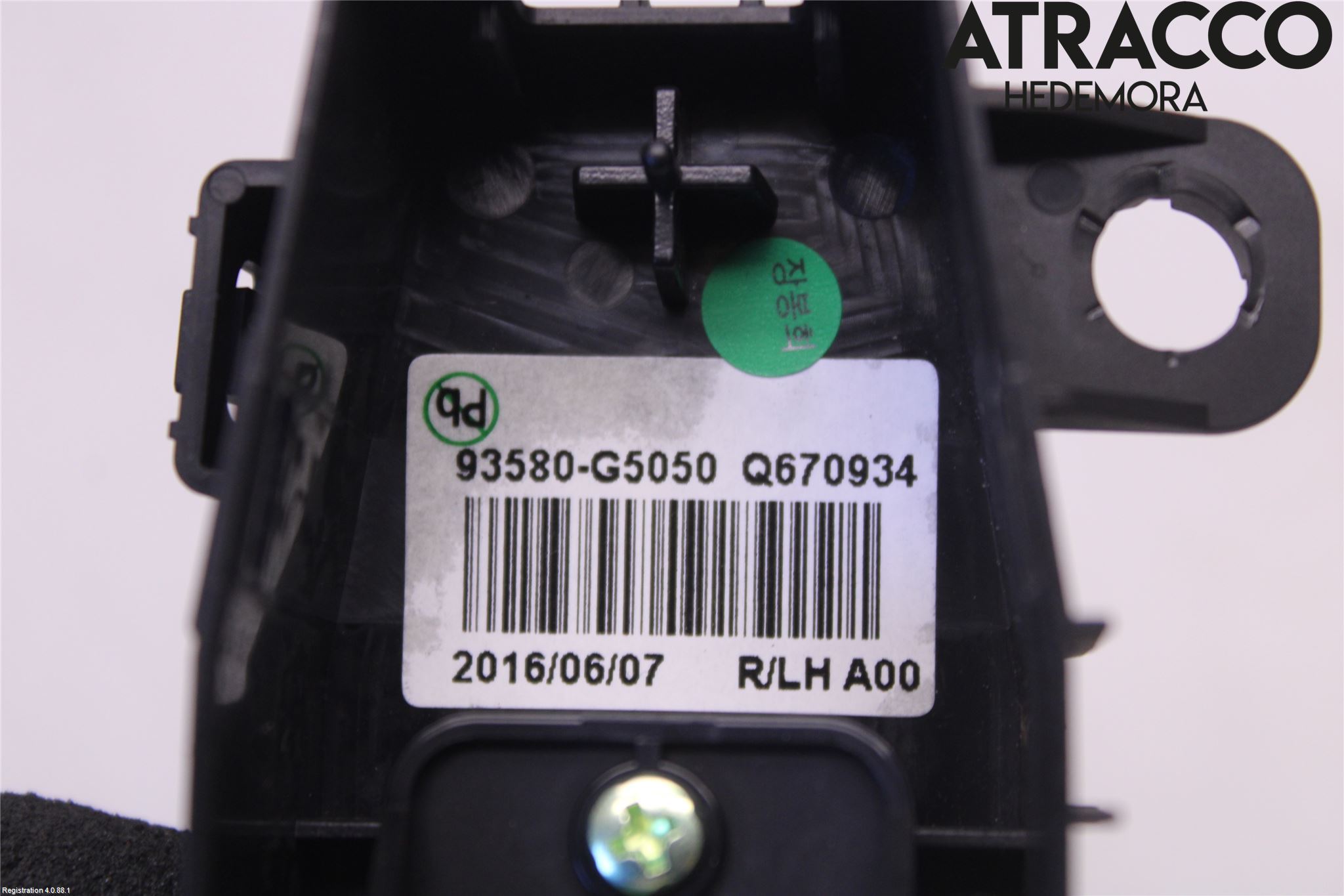 Kia NIRO (DE) 17-22 Strömställare Elhiss