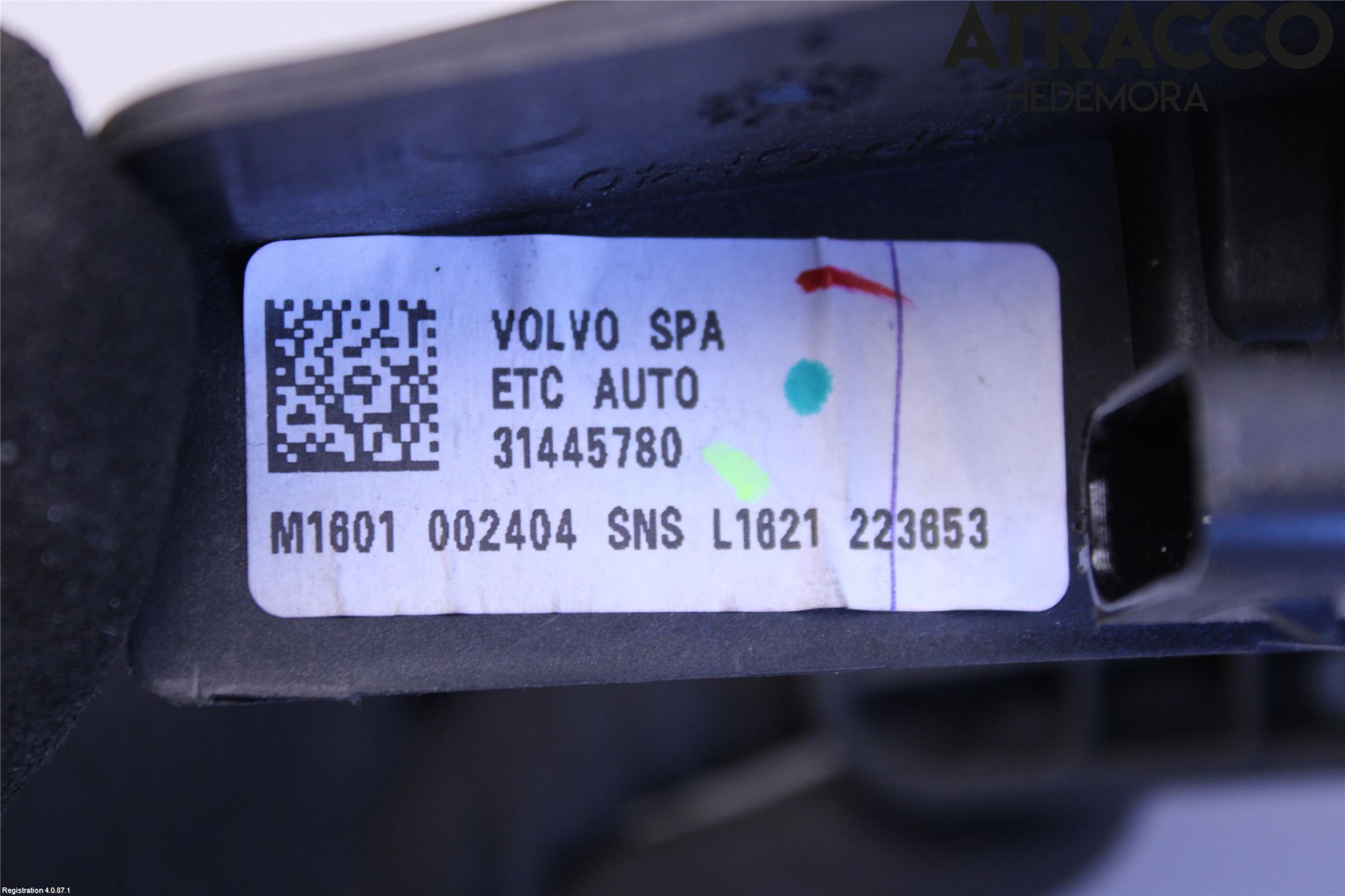 Volvo V90 17->> Gaspedal