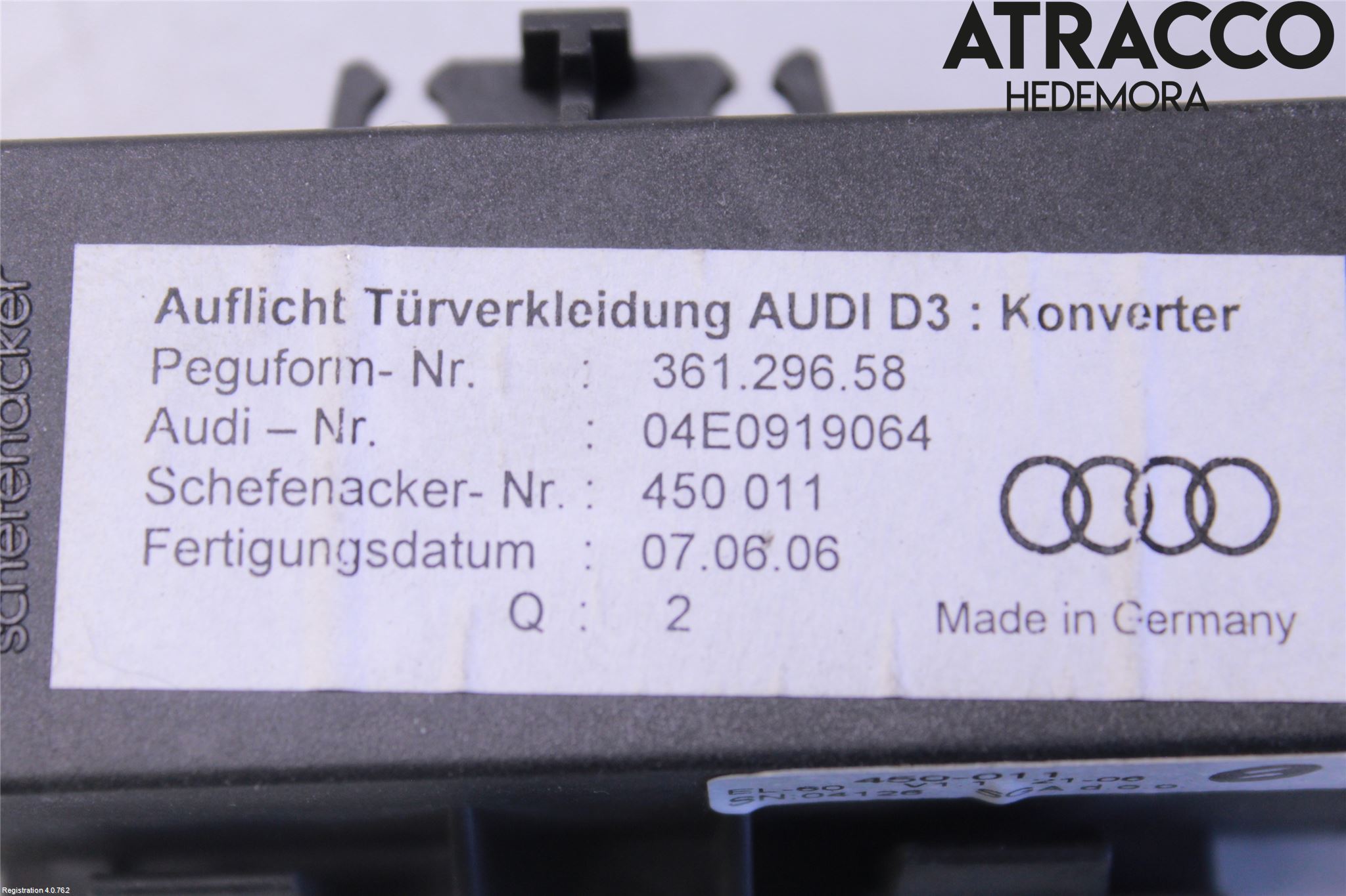 Audi A8/S8 4E  02-09 Styrenhet Dörr