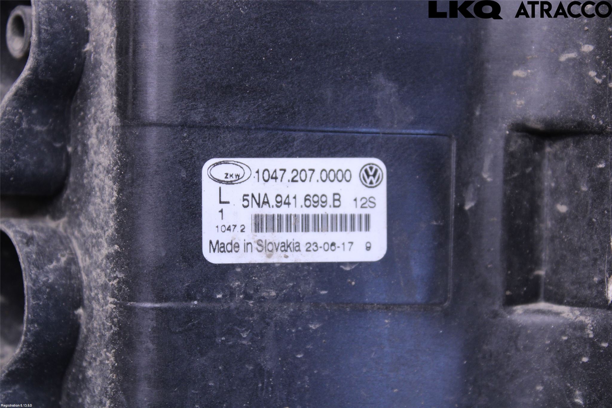 Volkswagen VW TIGUAN 16-24 Dimljus-Varselljus Fram
