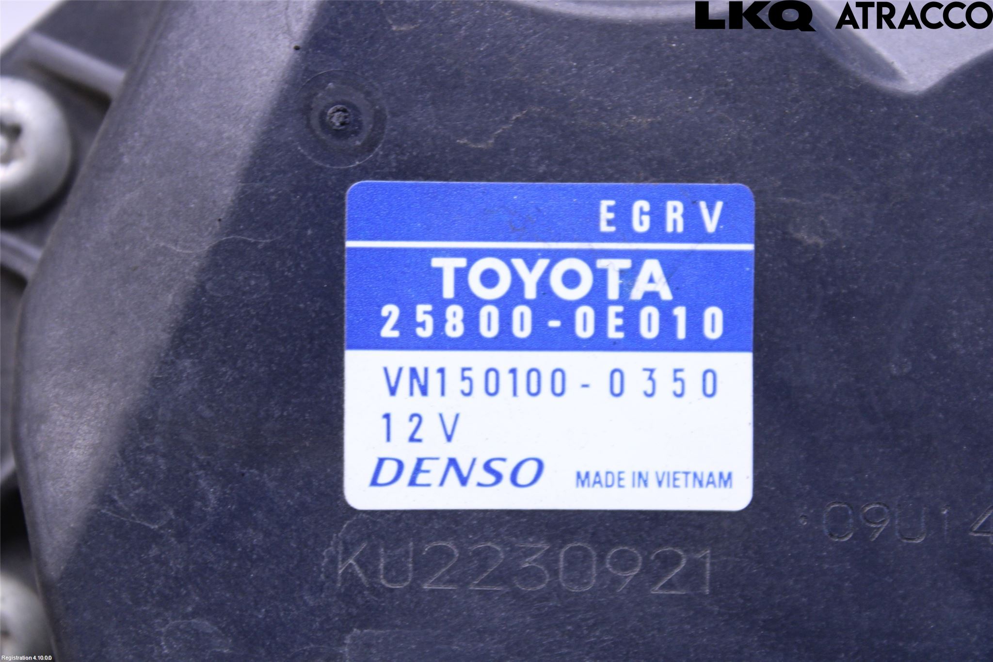 Toyota HILUX 16- Egr Ventil