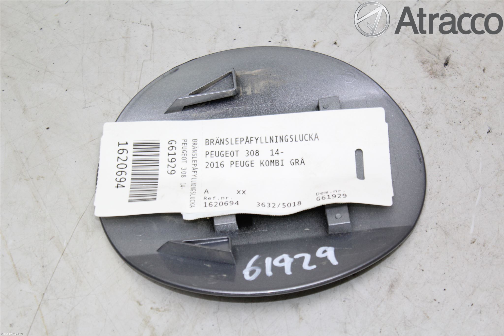 Peugeot 308 14-21 Tanklucka