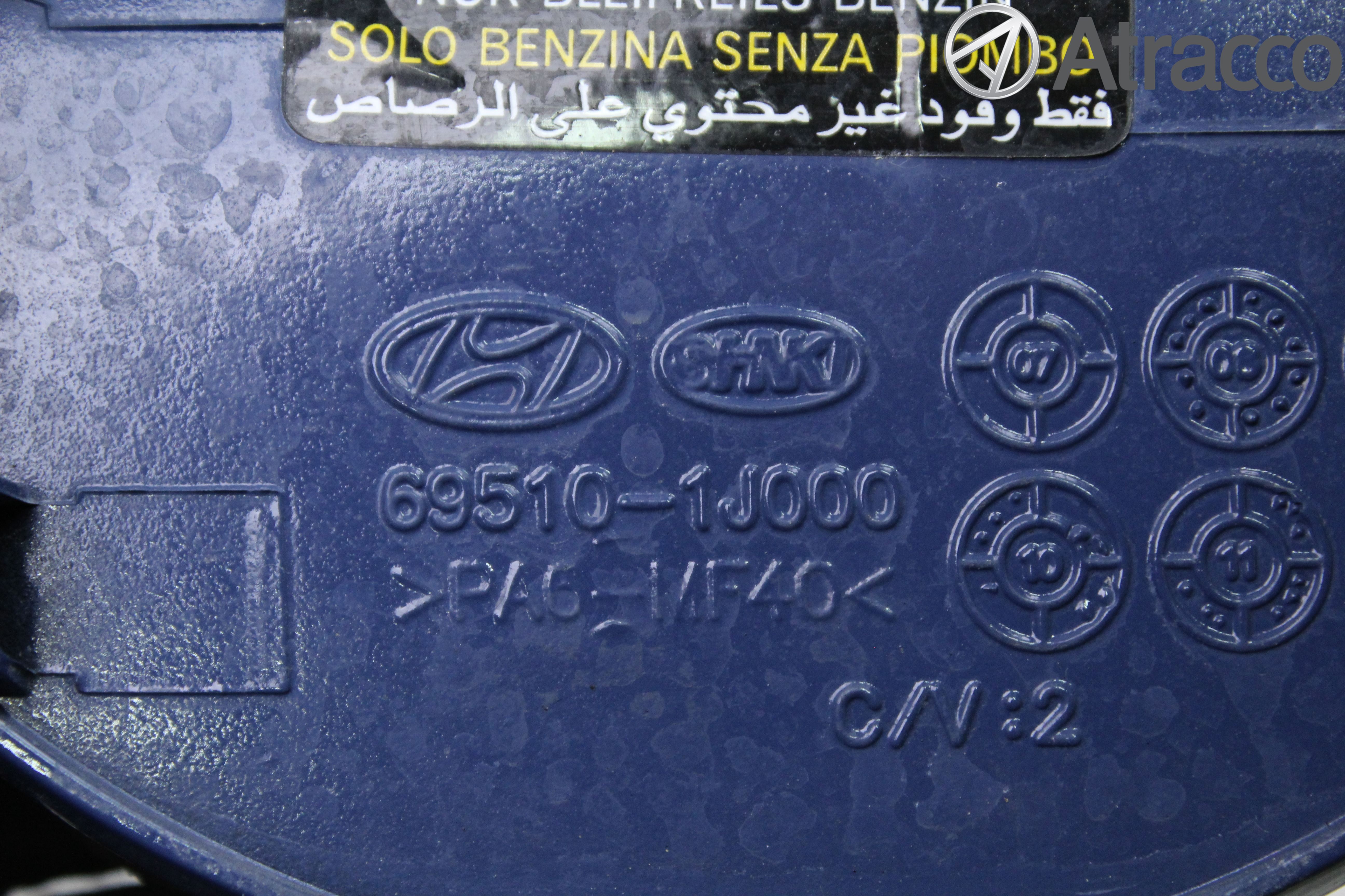 Hyundai i20 PB 09-14 Tanklucka