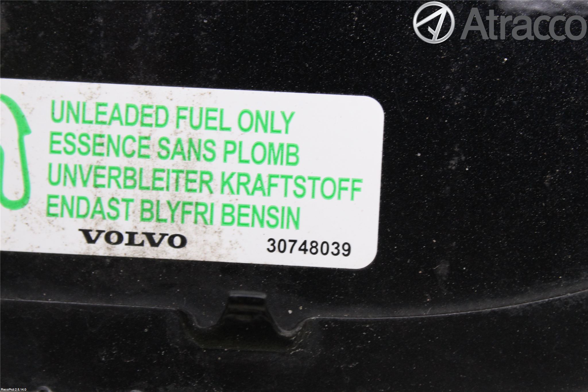 Volvo C30 07-10 Tanklucka