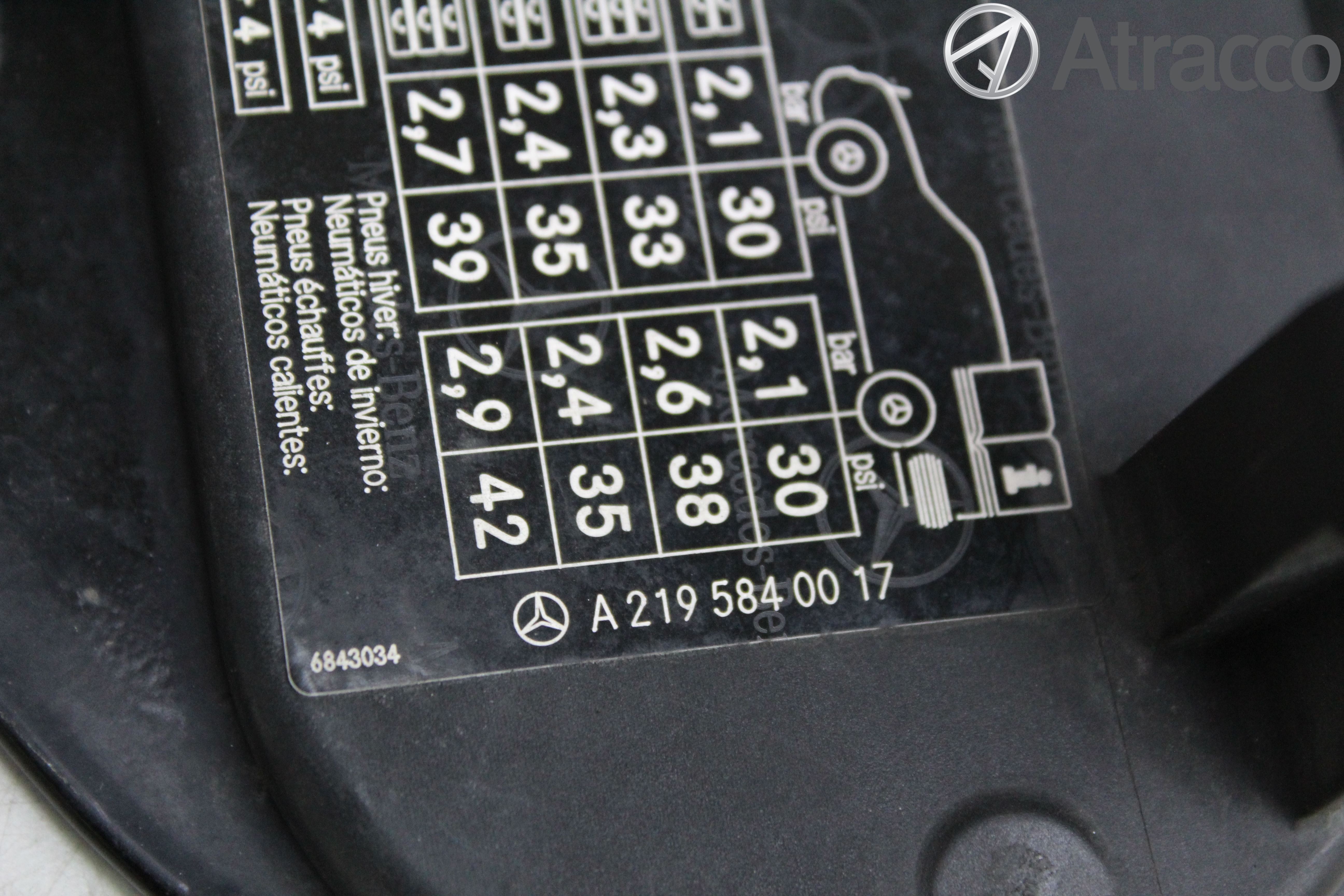 Mercedes-Benz MB CLS (C219) 03-11 Tanklucka
