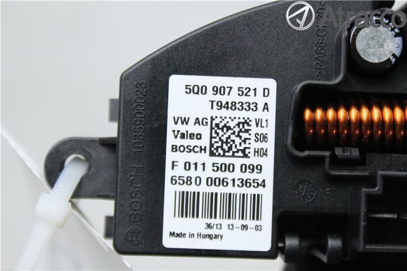 Volkswagen VW GOLF / E-GOLF VII 13-20 Värmefläktsmotstånd