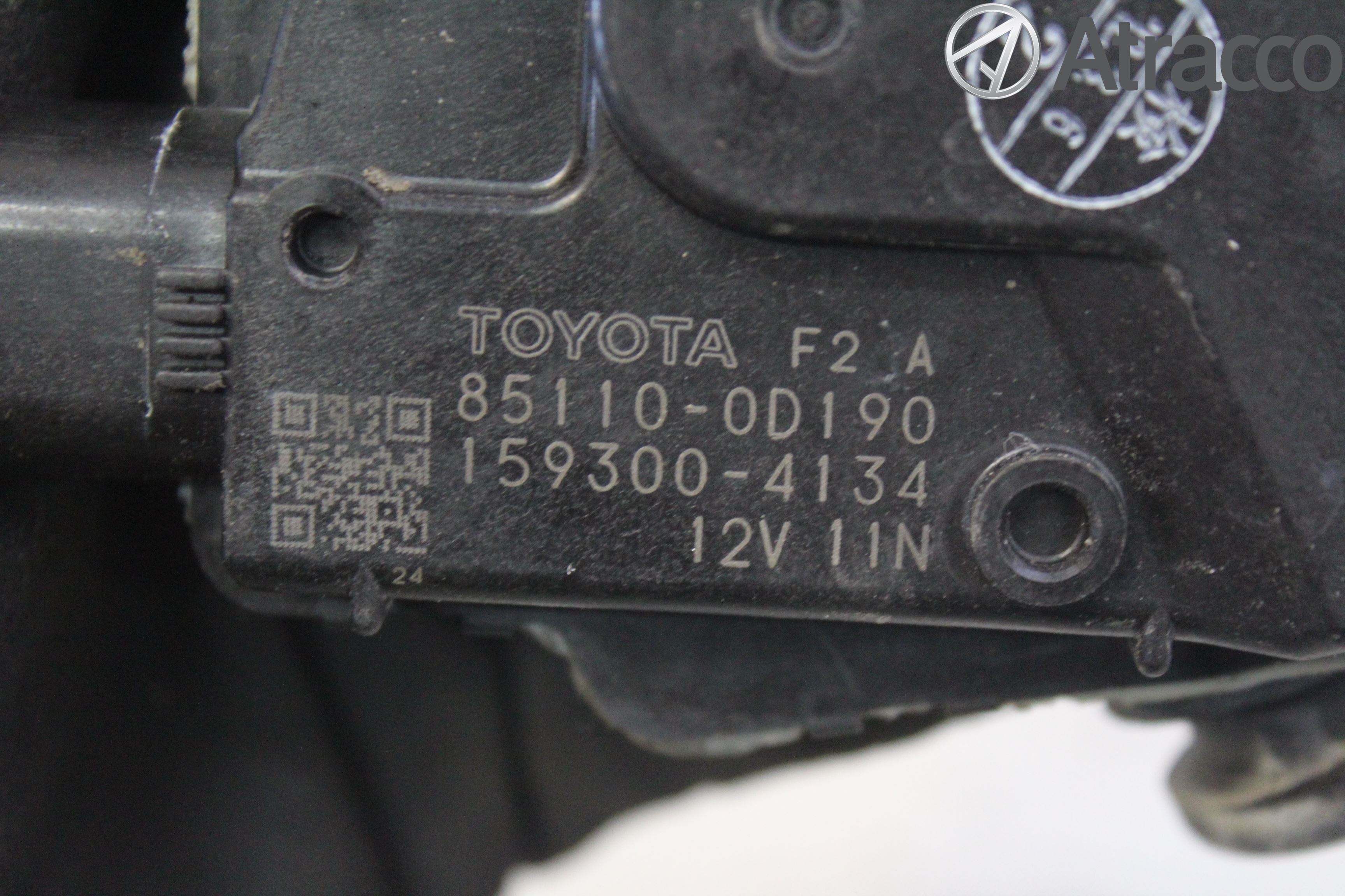 Toyota YARIS XP130 12-14 Torkarmotor Vindruta