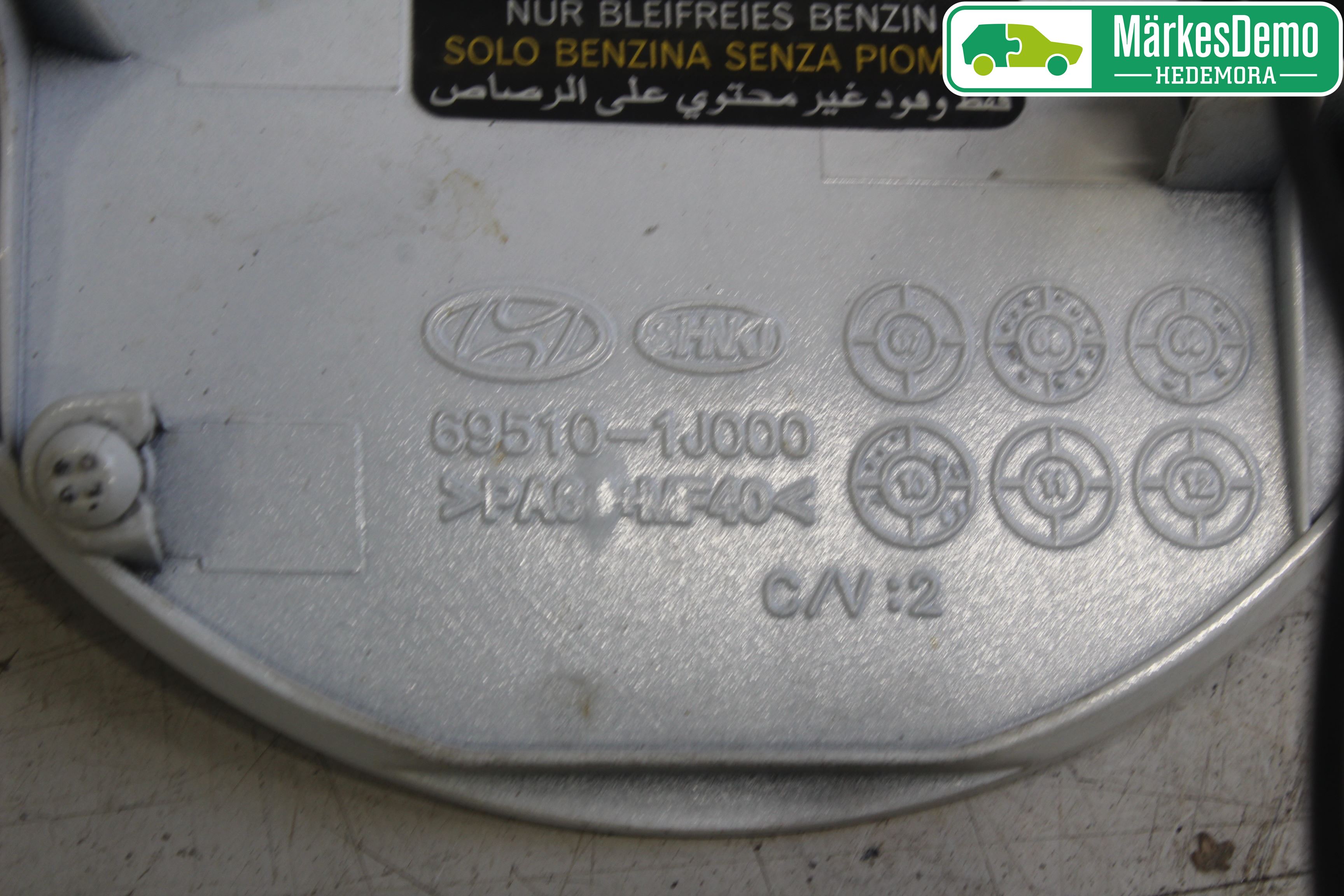 Hyundai i20 PB 09-14 Tanklucka