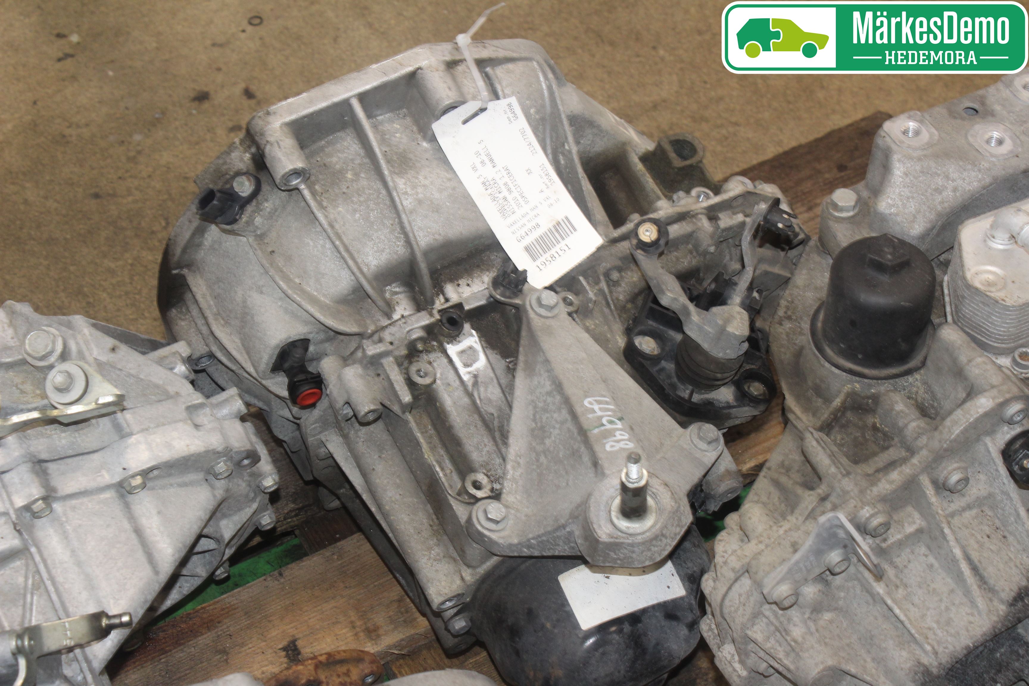 Nissan MICRA 08-10 Växellåda Man 5 Vxl