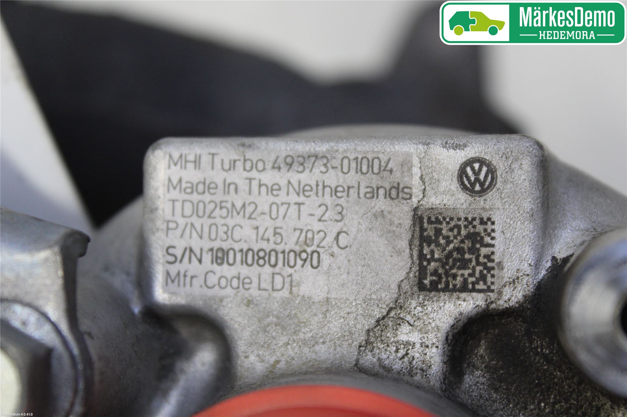Volkswagen VW GOLF VI 09-13 Turboaggregat