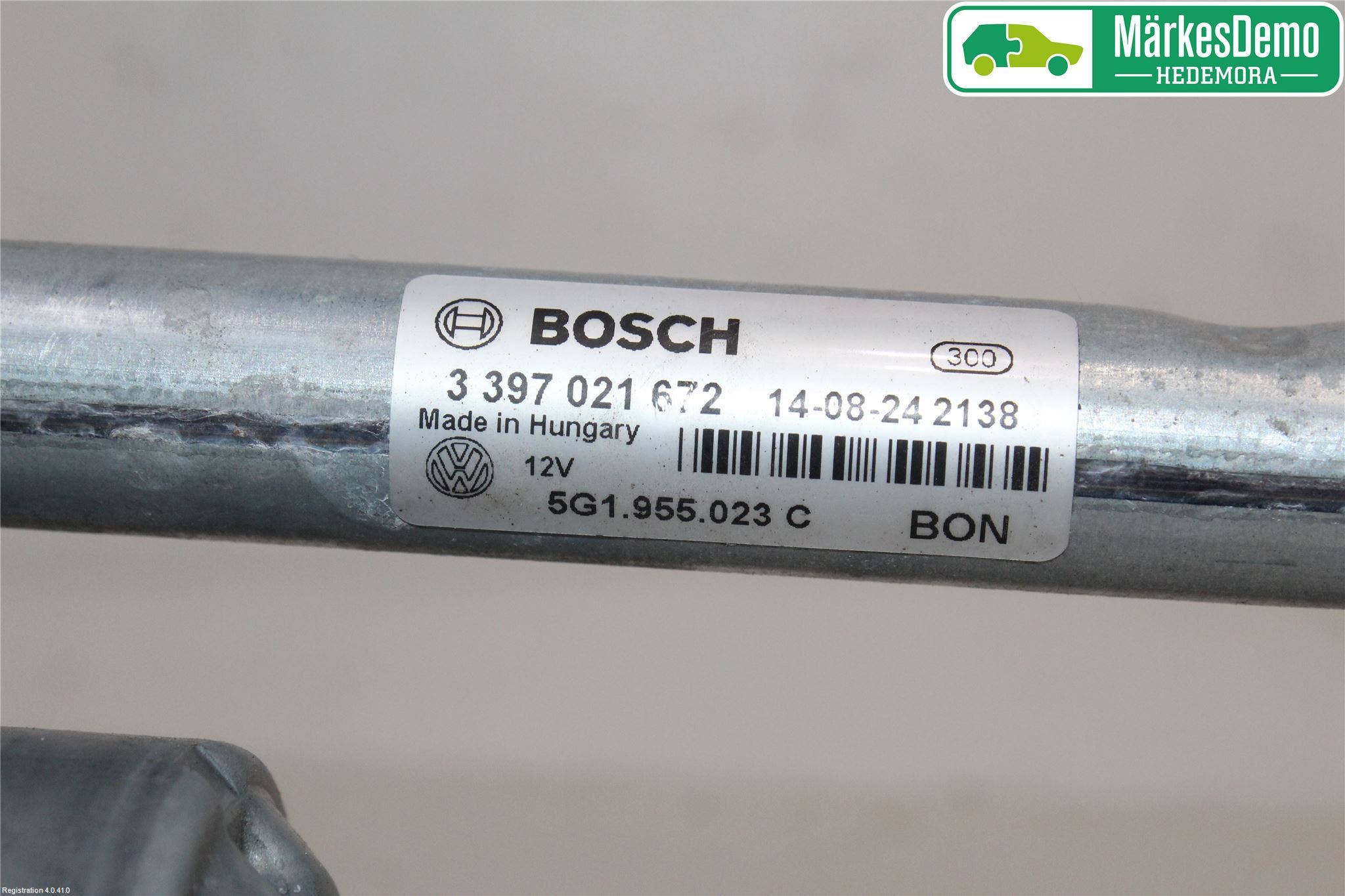 Volkswagen VW GOLF / E-GOLF VII 13-20 Torkarmekanism Vindruta