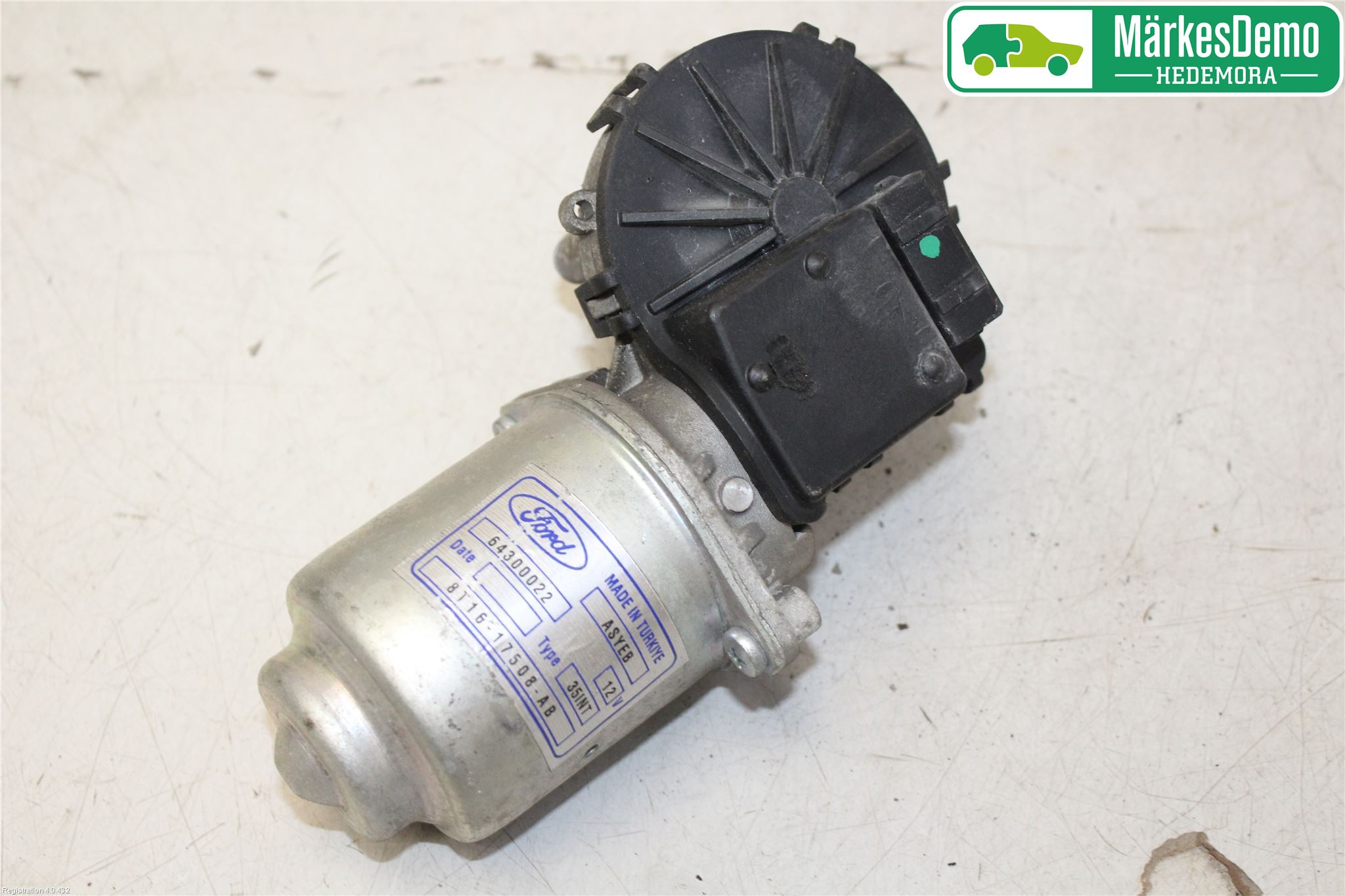 Ford TRANSIT CONNECT 09-13 Torkarmotor Vindruta