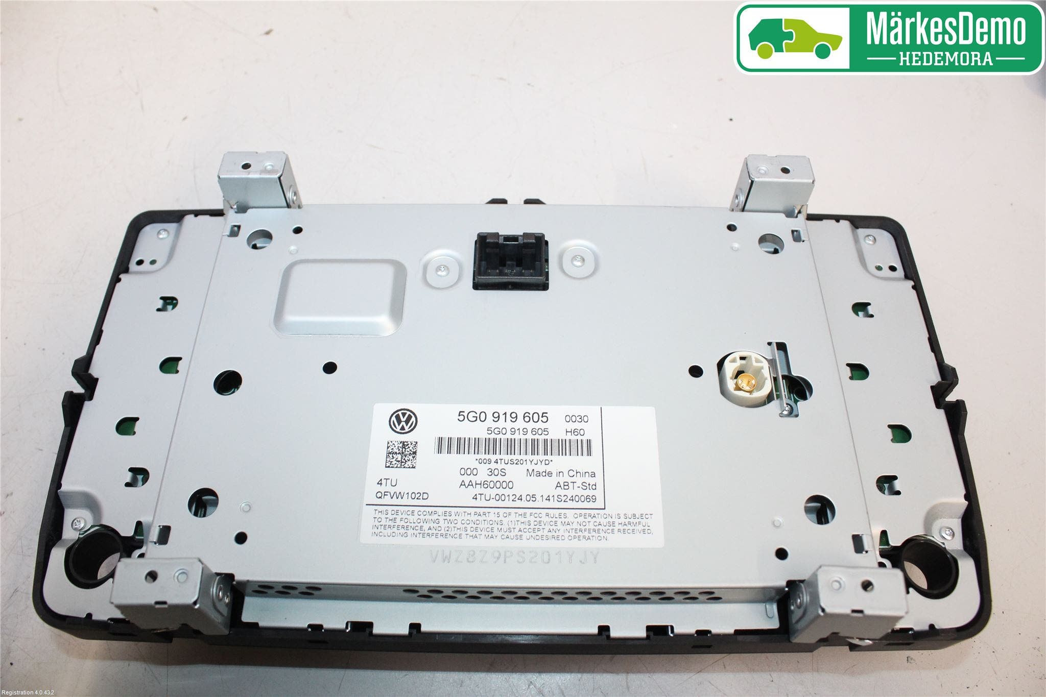 Volkswagen VW GOLF / E-GOLF VII 13-20 Multifunktionsdisplay