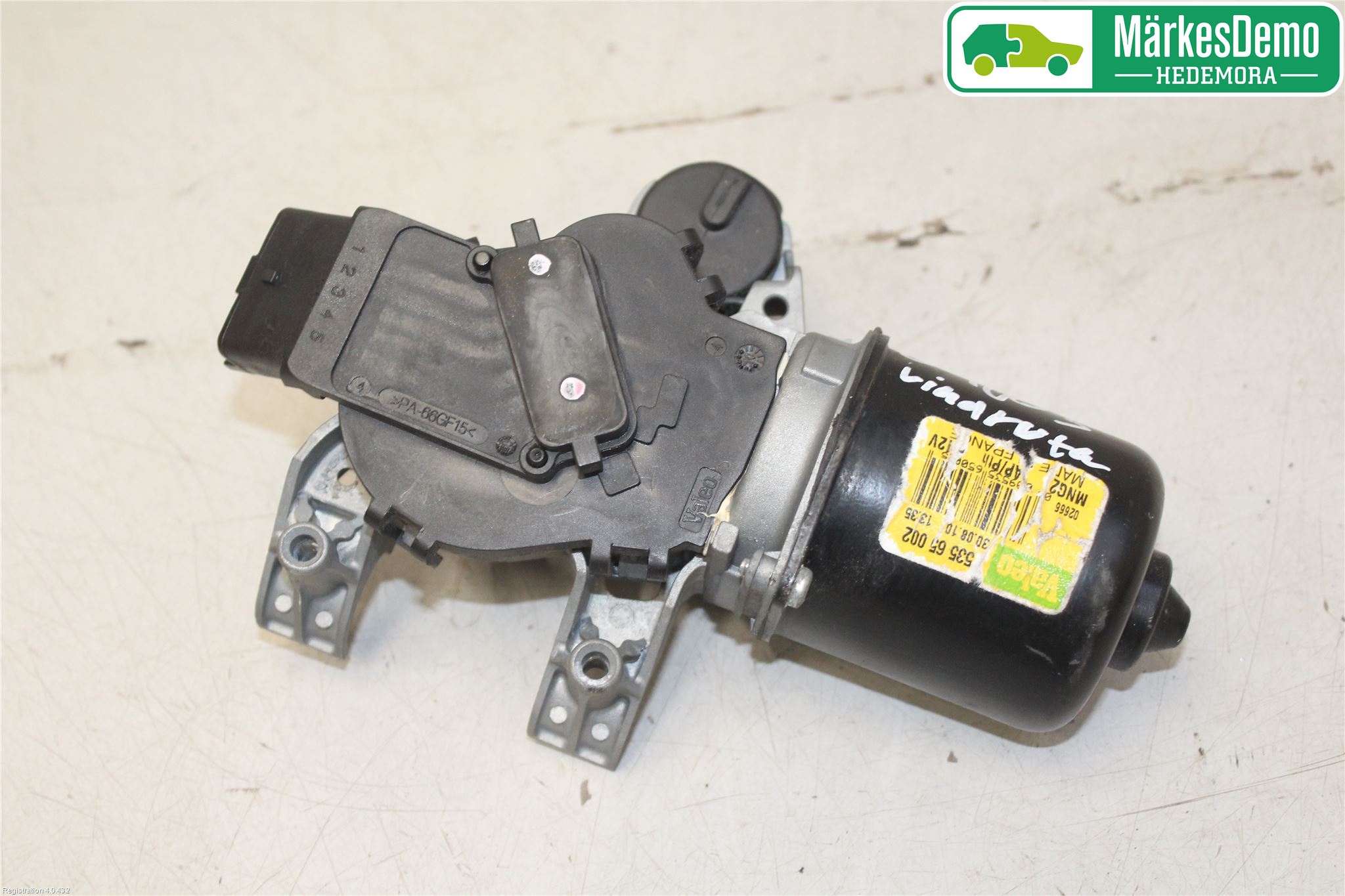 Toyota AYGO 06-14 Torkarmotor Vindruta