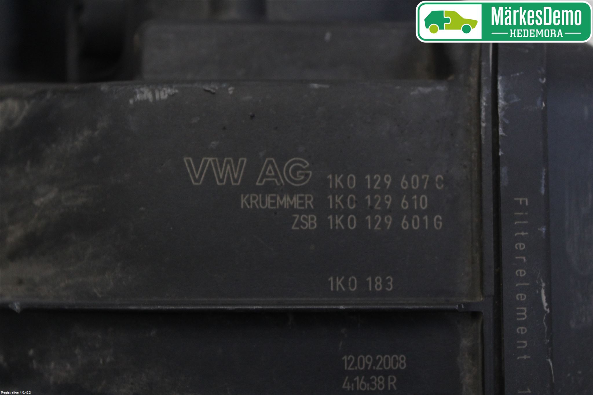 Volkswagen VW CADDY      04-10 Luftrenare