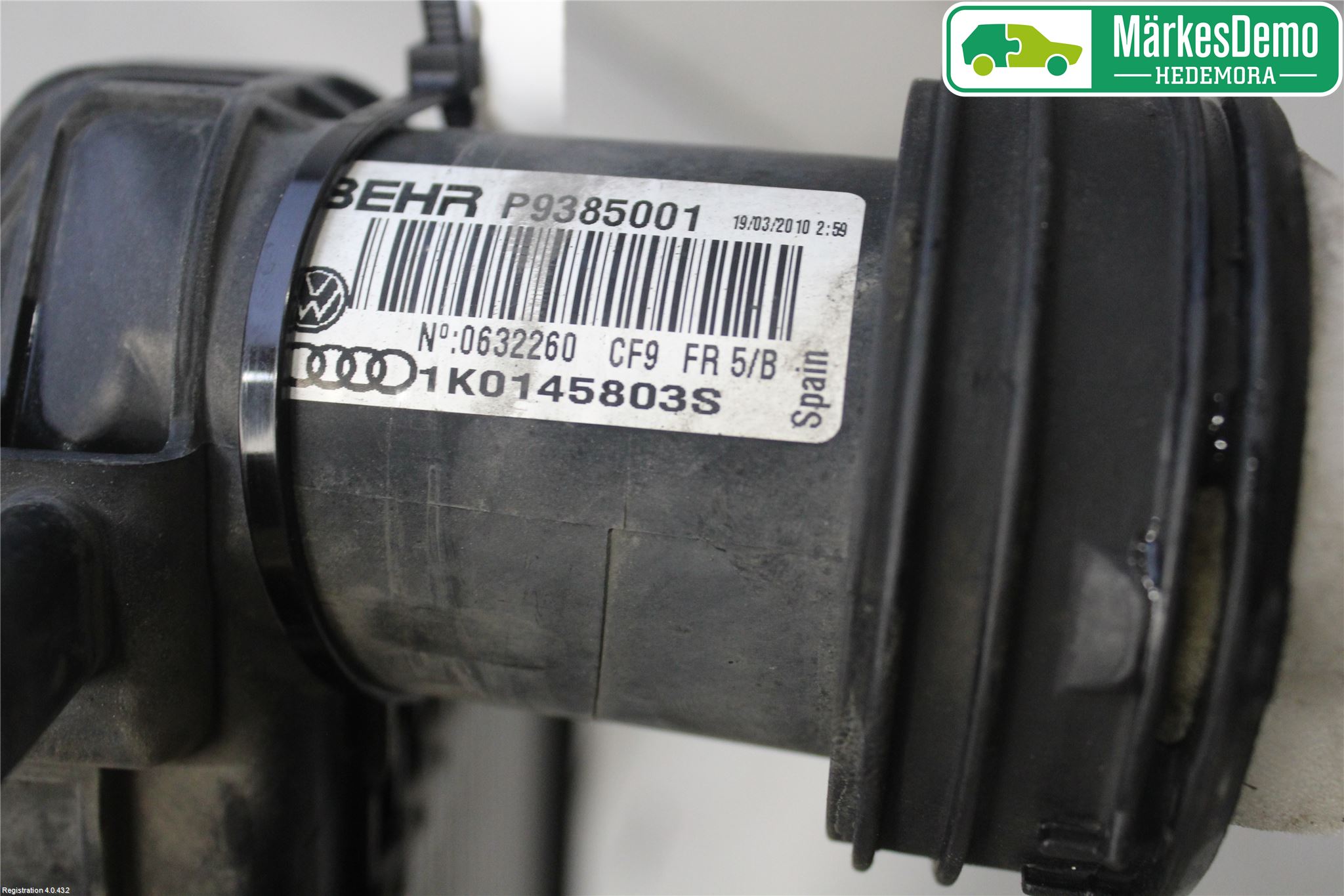 Seat ALTEA Laddluft-Intercooler Kyl