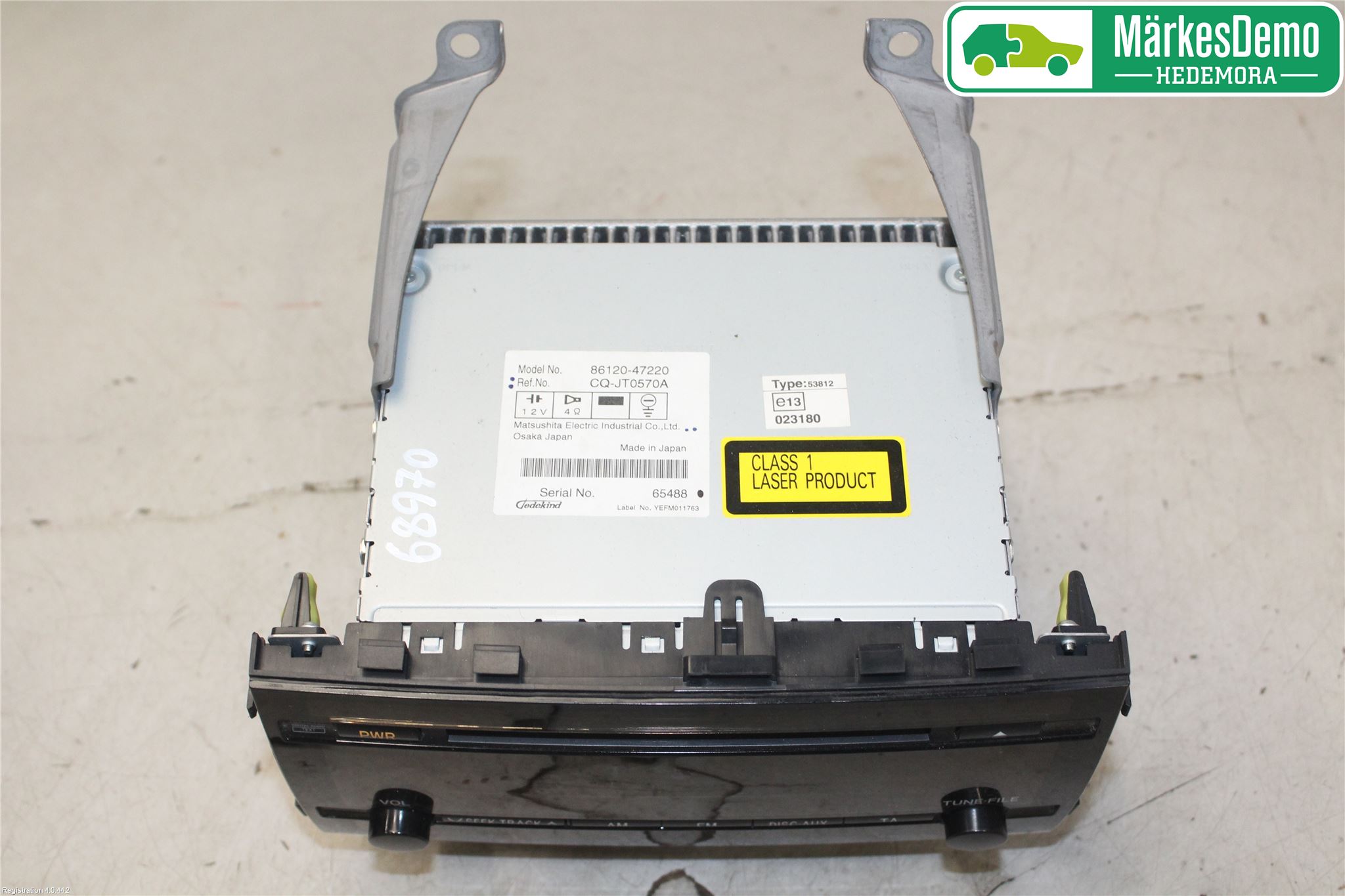 Toyota PRIUS NWH20 04-08 Cd Radio - Multimediapanel