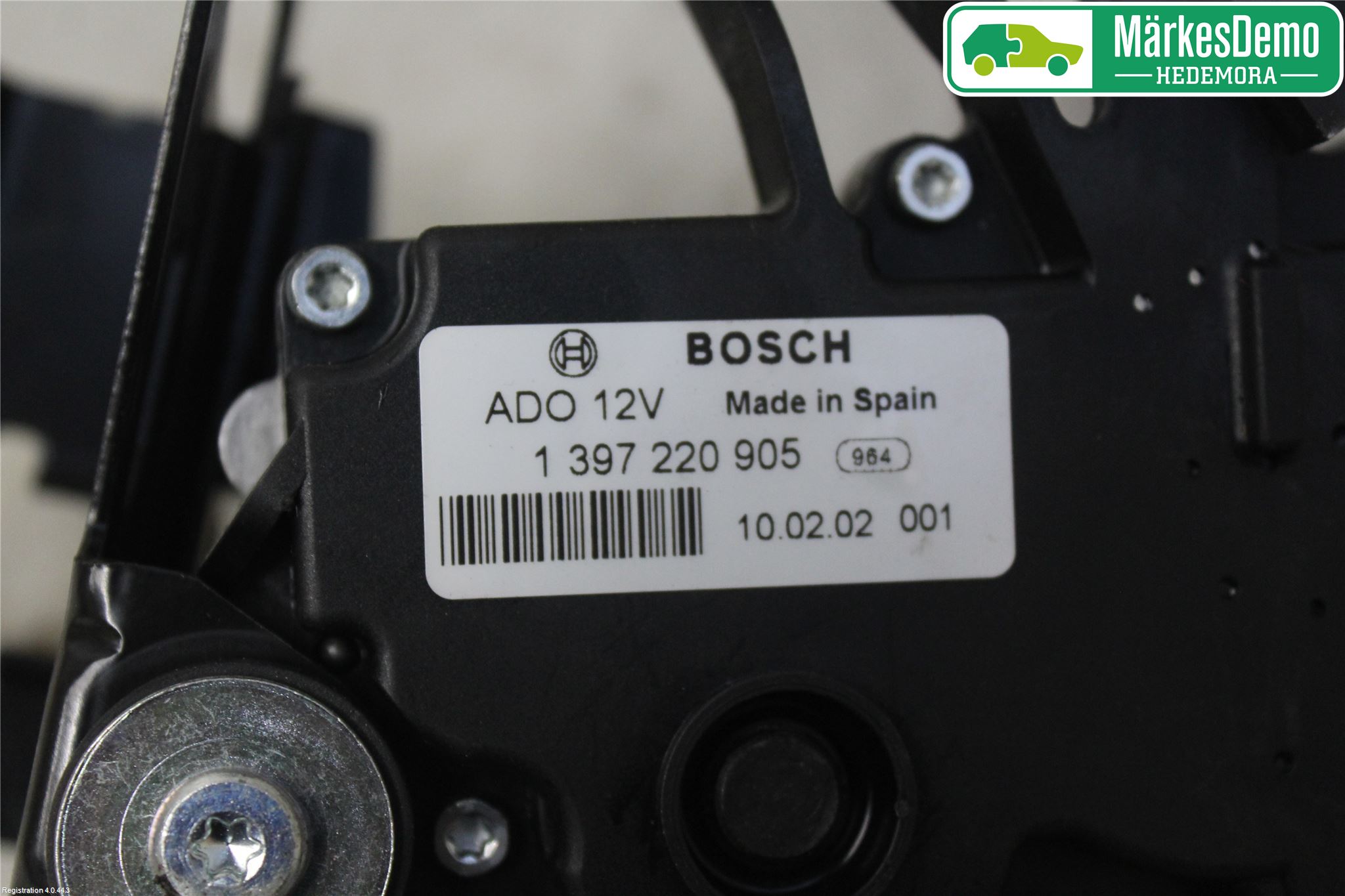 BMW 3 E90/91 SED/TOU 05-12 Torkarmotor Baklucka