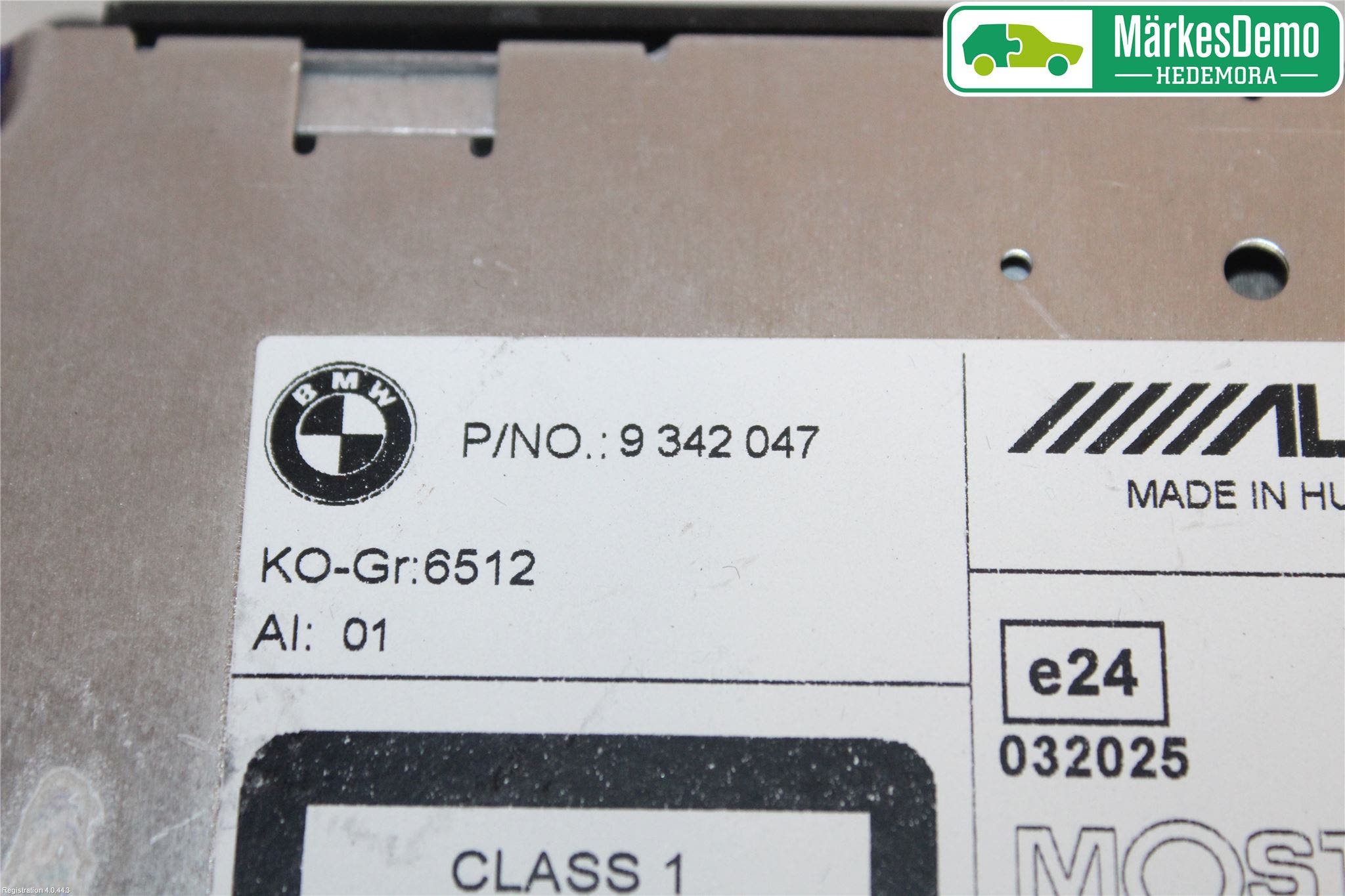 BMW 5 F10/F11/F18 09-17 Cd Radio - Multimediapanel