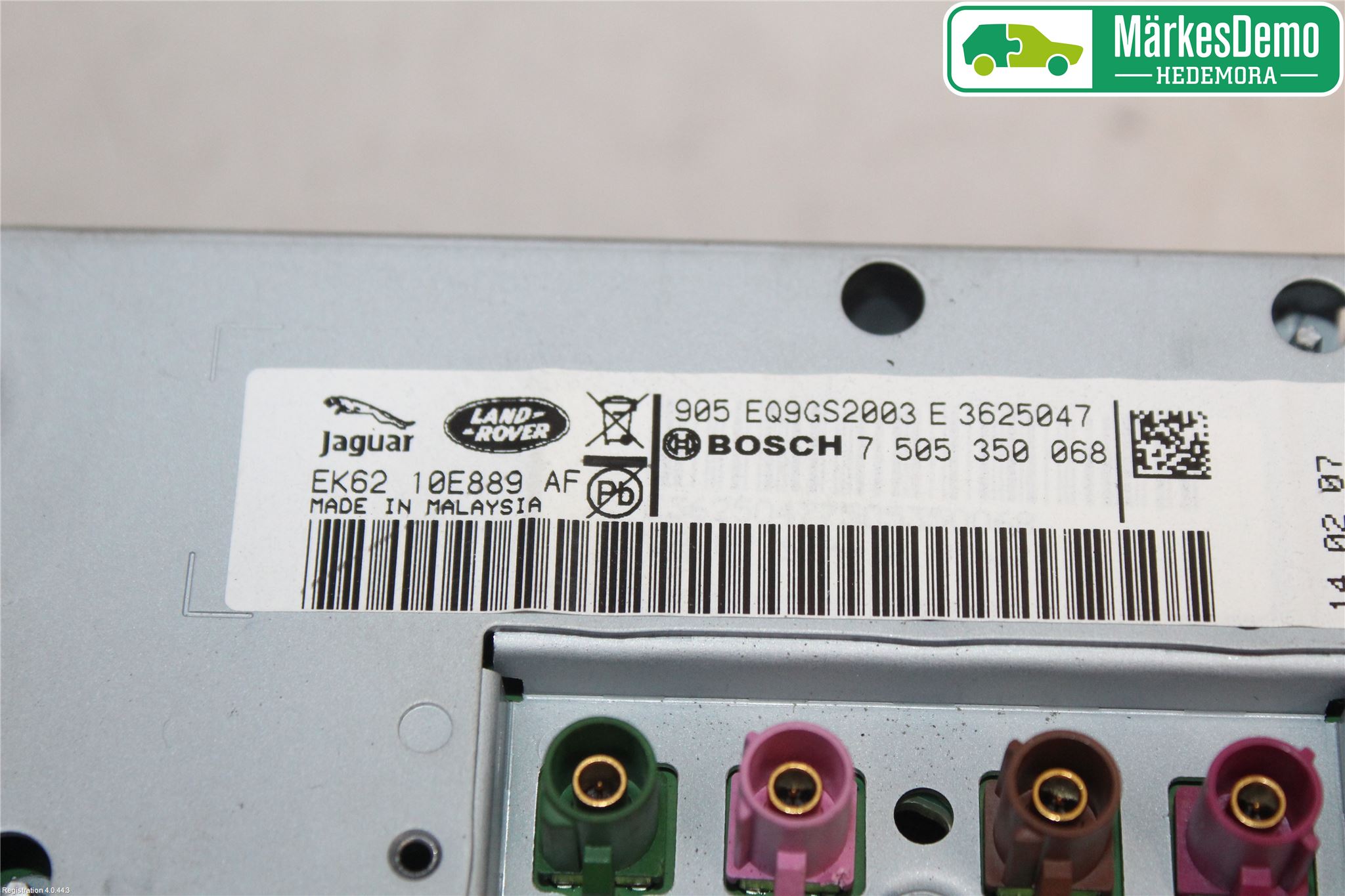 Landrover RANGE ROVER SPORT (L320) 10-13 Kontrolldisplay