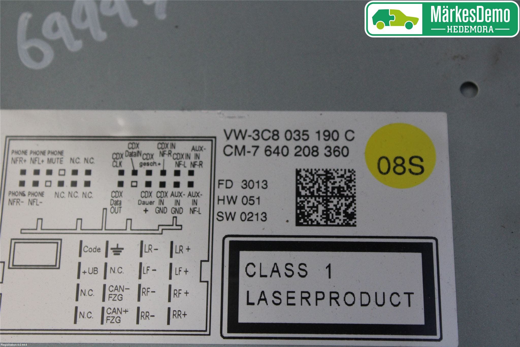 Volkswagen VW PASSAT 11-14 Cd Radio - Multimediapanel